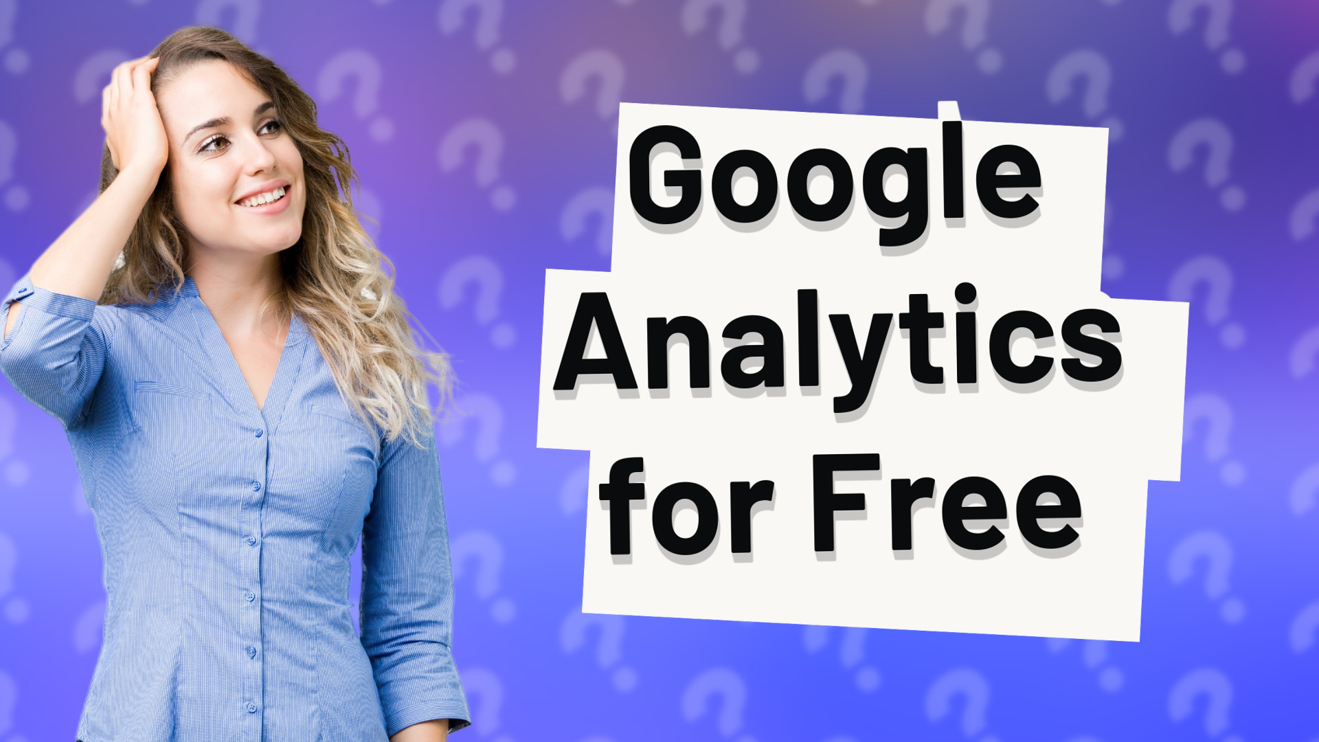 Google Analytics for Free