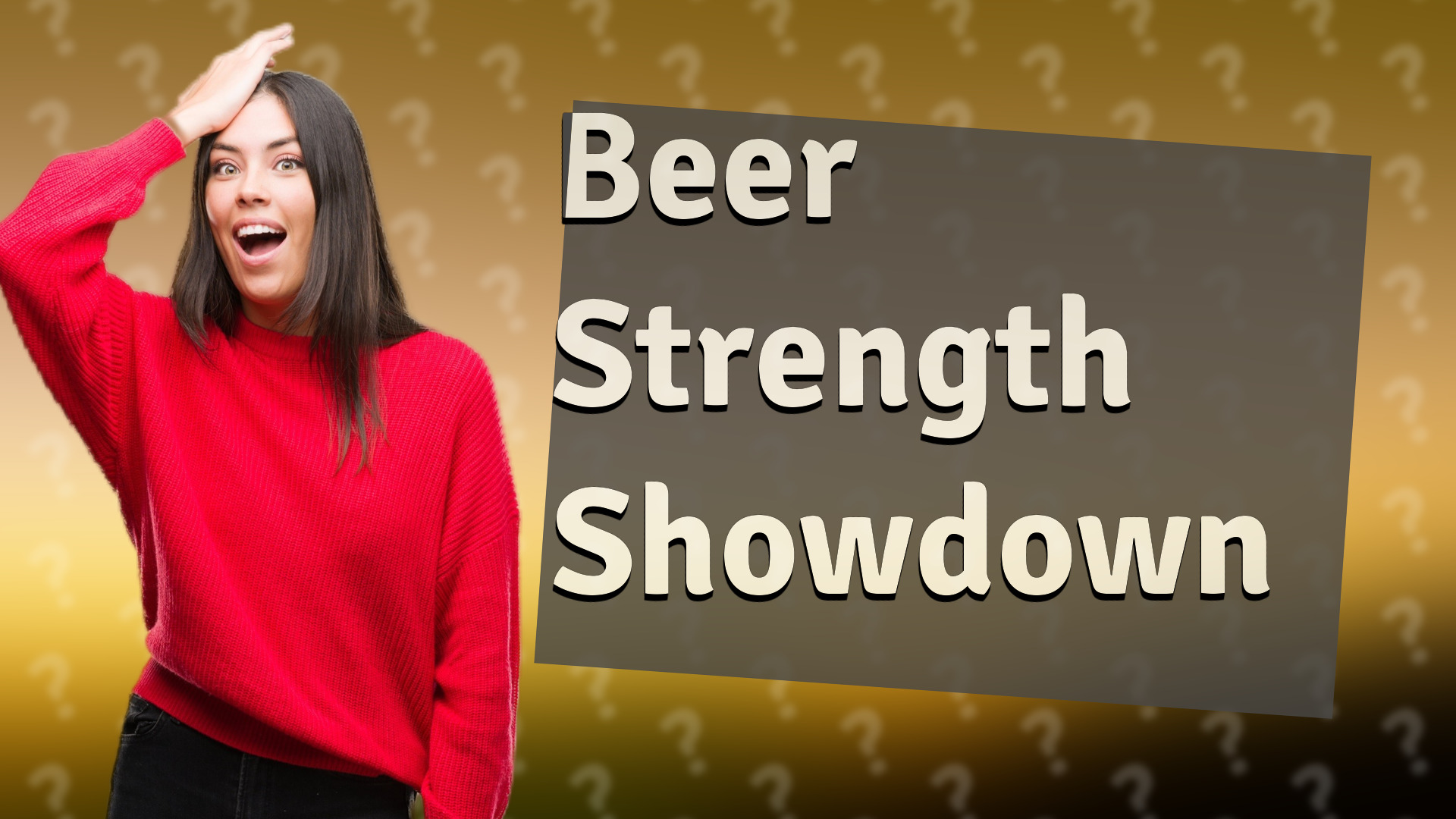 Beer Strength Showdown