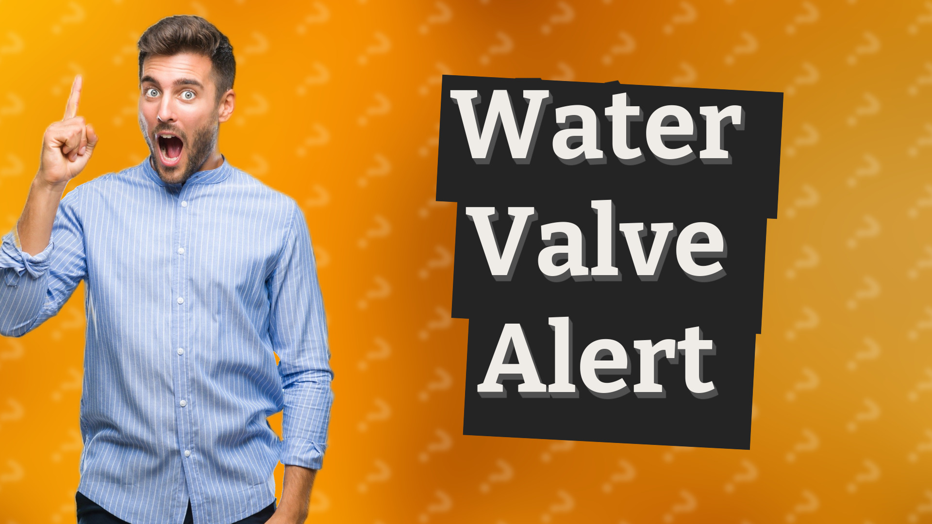 Water Valve Alert