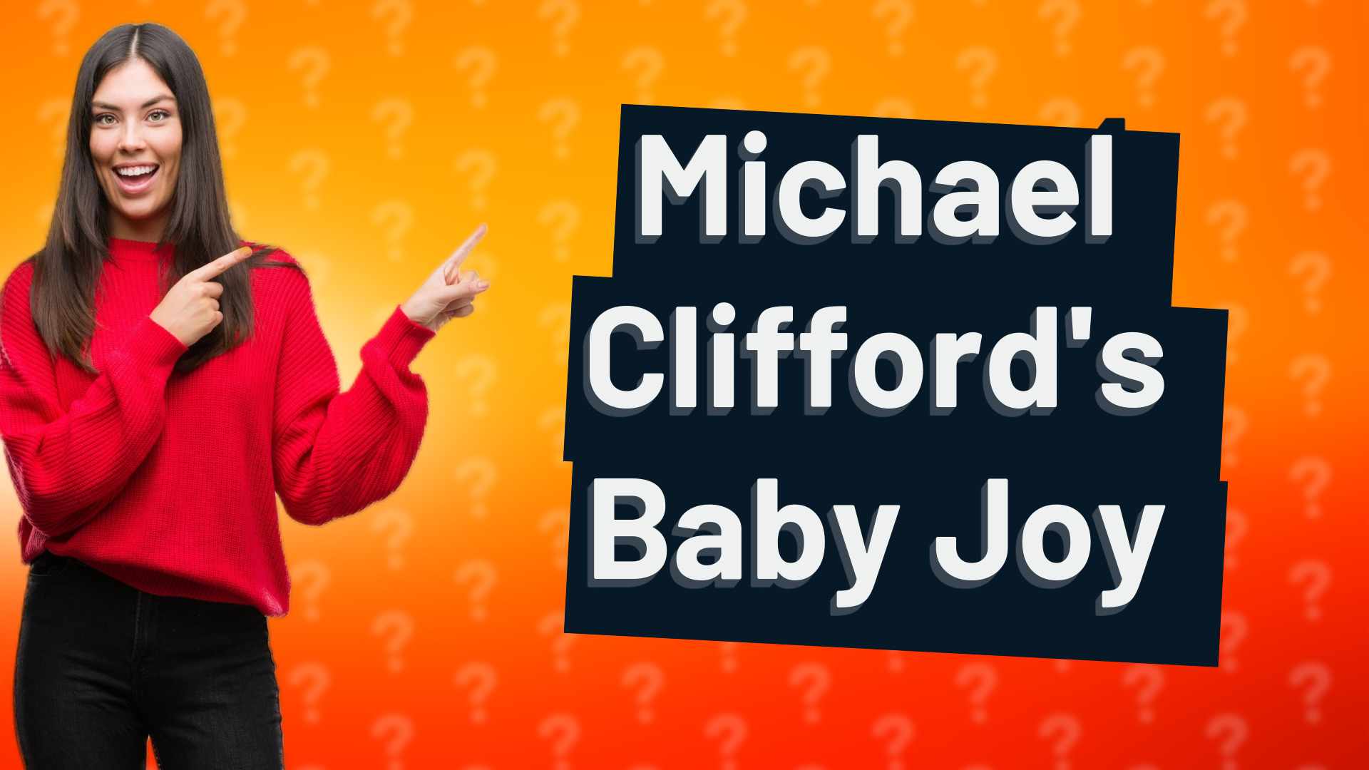 Michael Clifford's Baby Joy