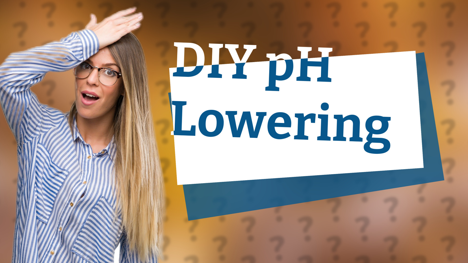DIY pH Lowering