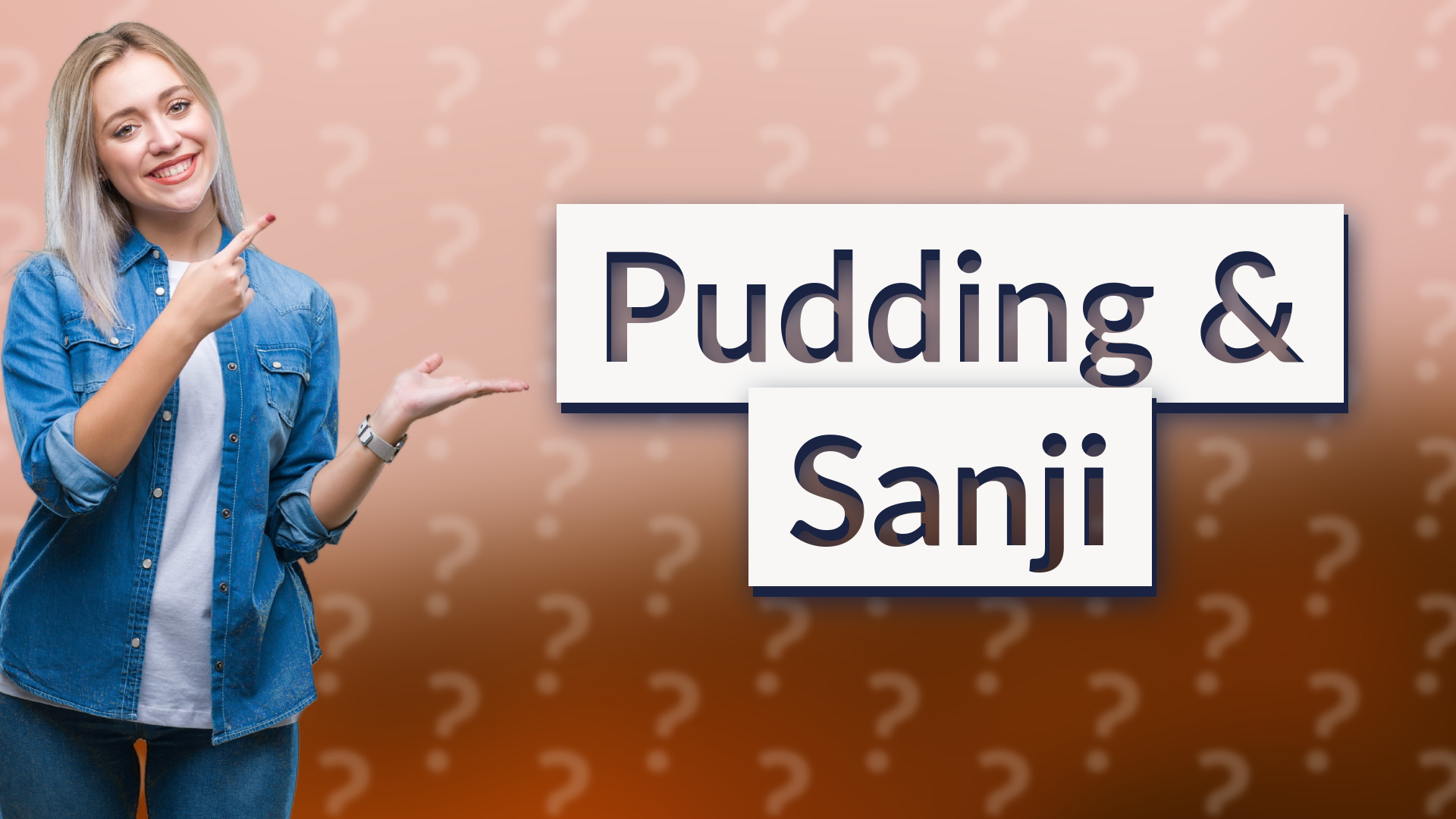 Pudding & Sanji