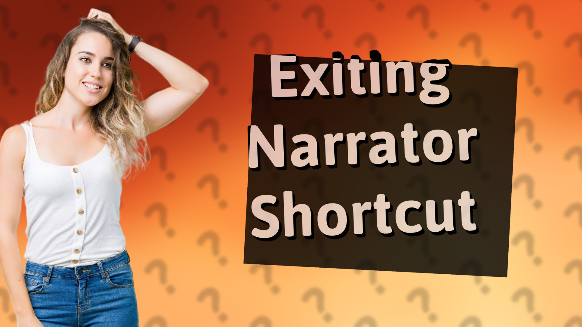 Exiting Narrator Shortcut