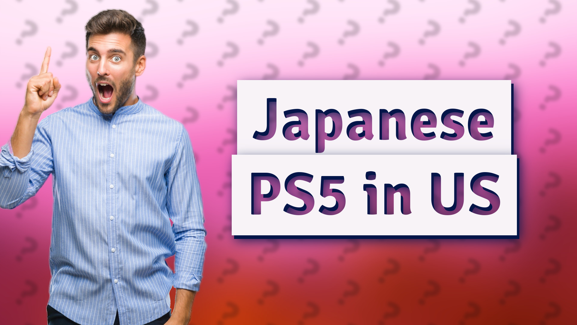 Japanese PS5 in US