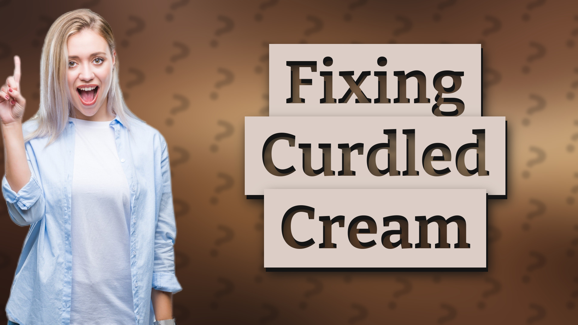 Fixing Curdled Cream