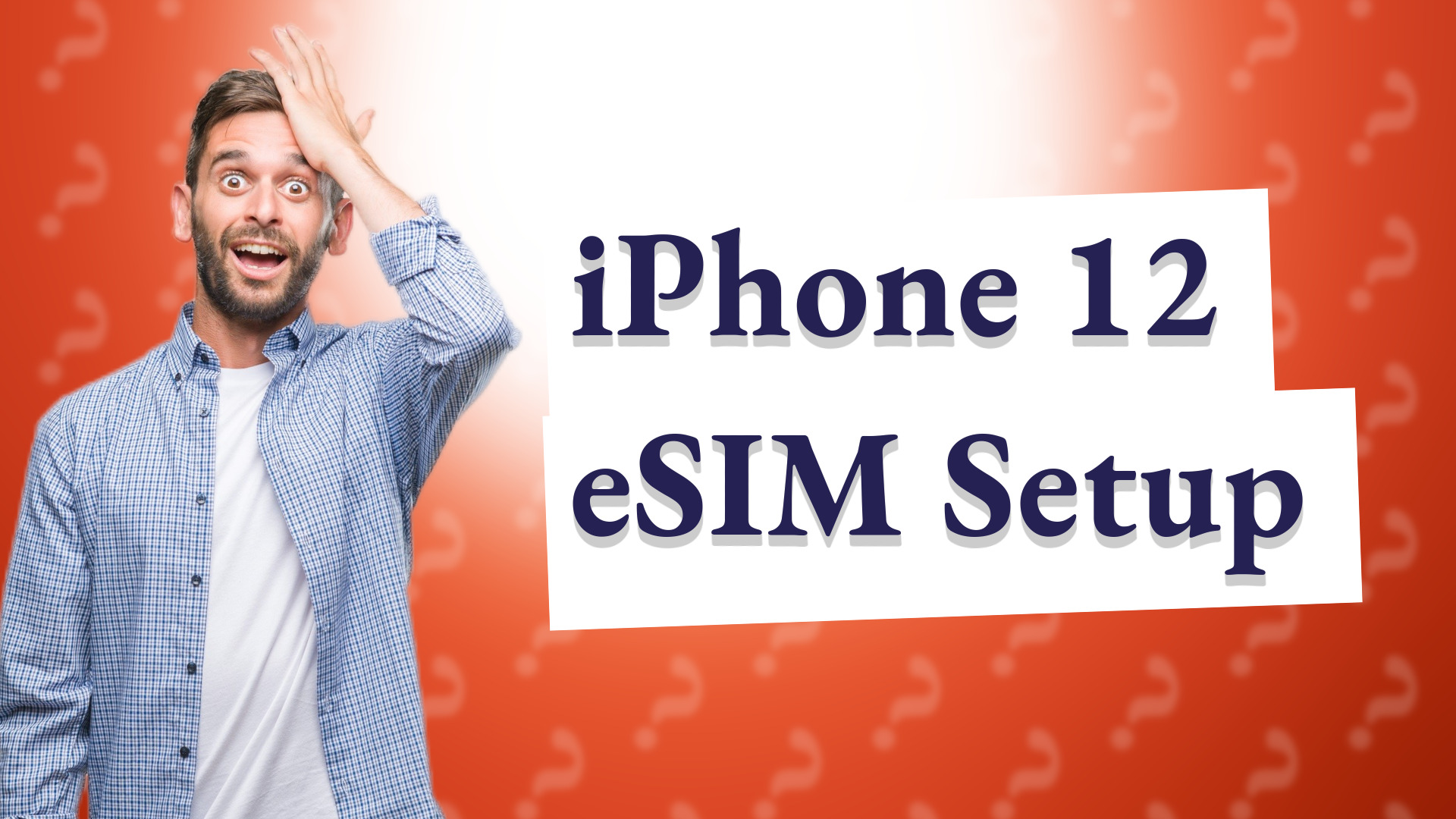 iPhone 12 eSIM Setup