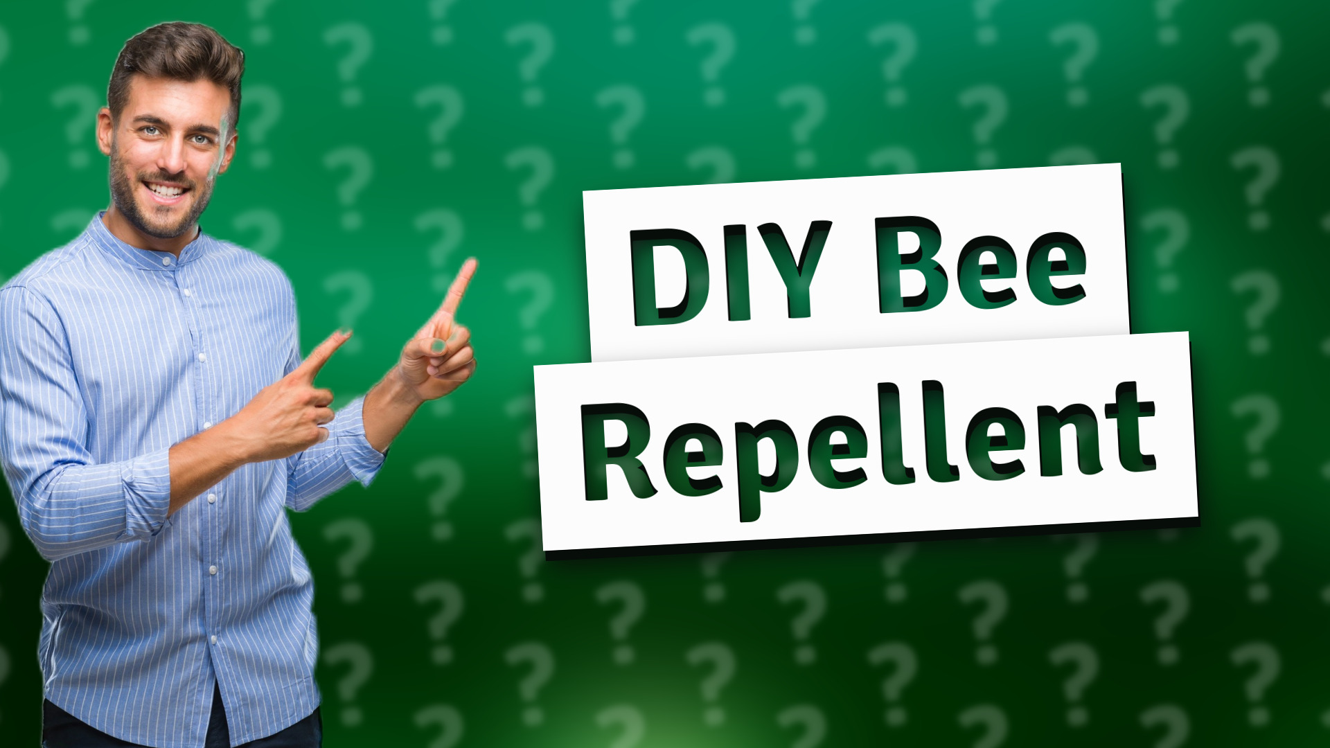 DIY Bee Repellent