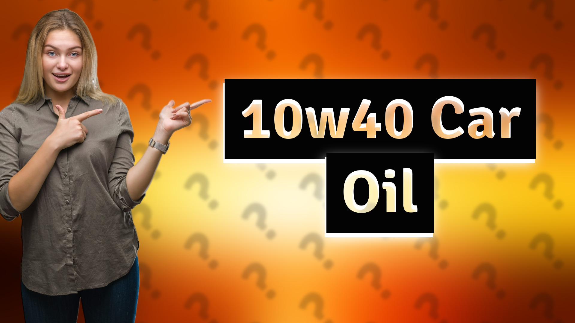 10w40 Car Oil
