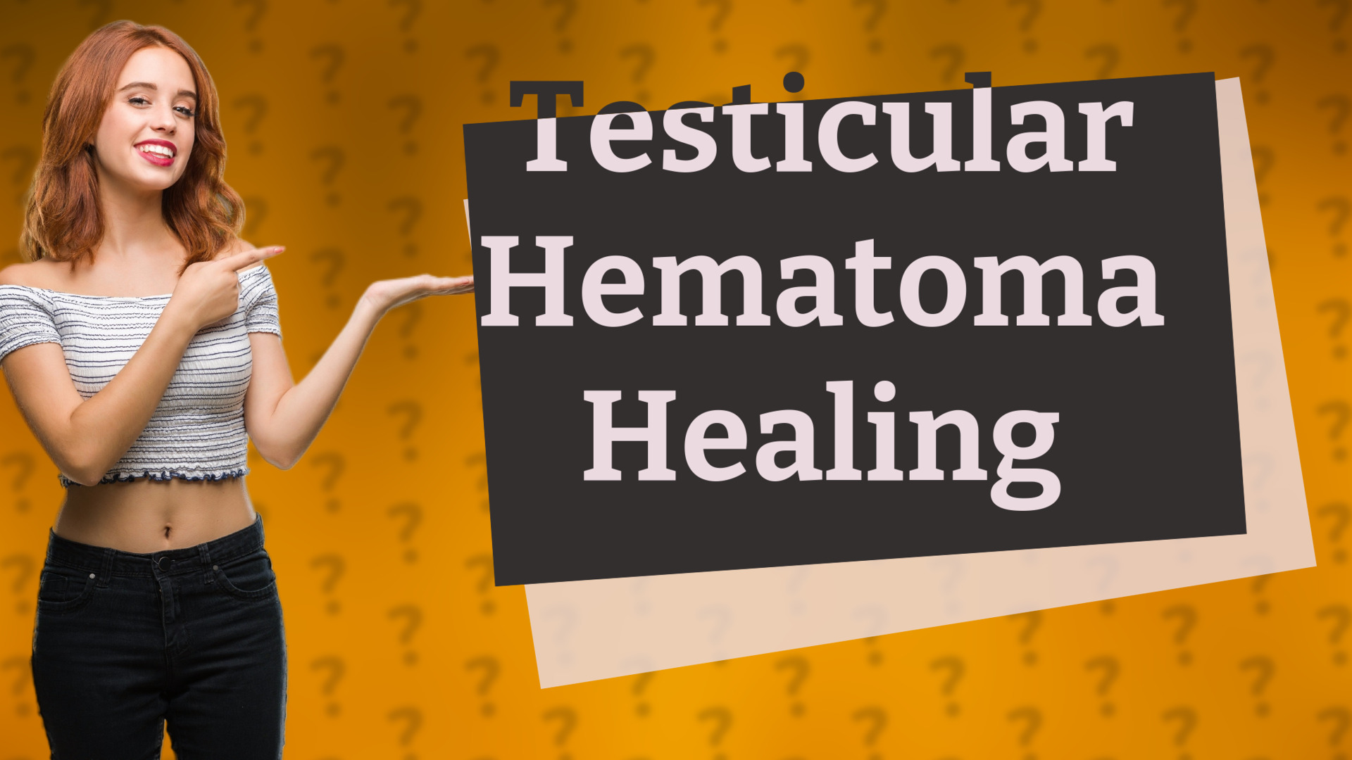 Testicular Hematoma Healing
