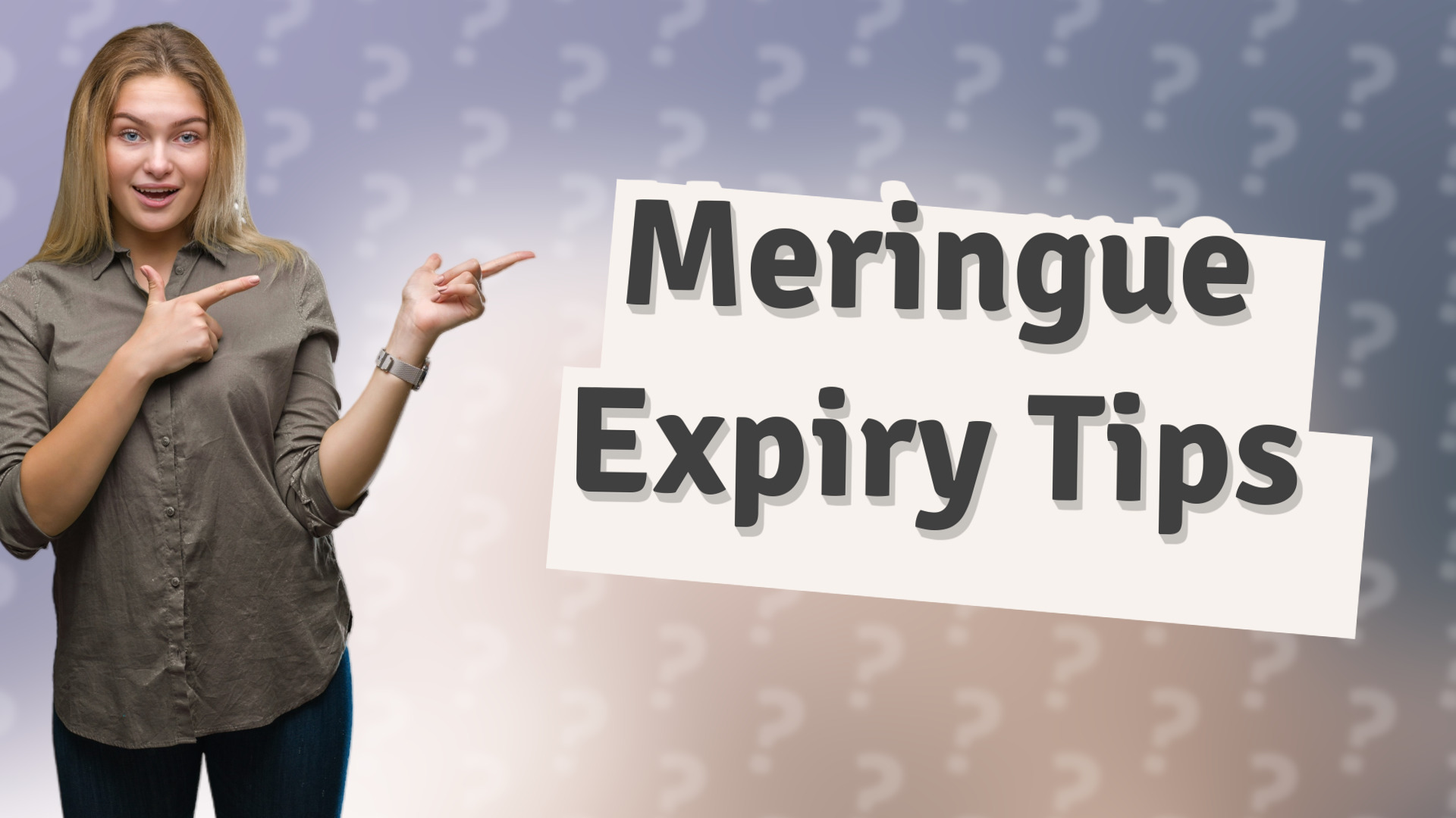 Meringue Expiry Tips