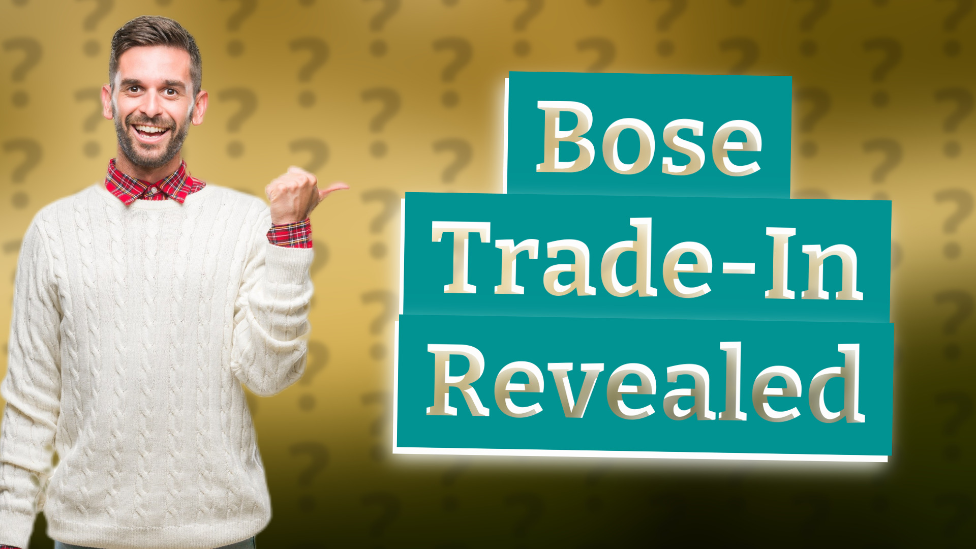 Bose Trade-In Revealed