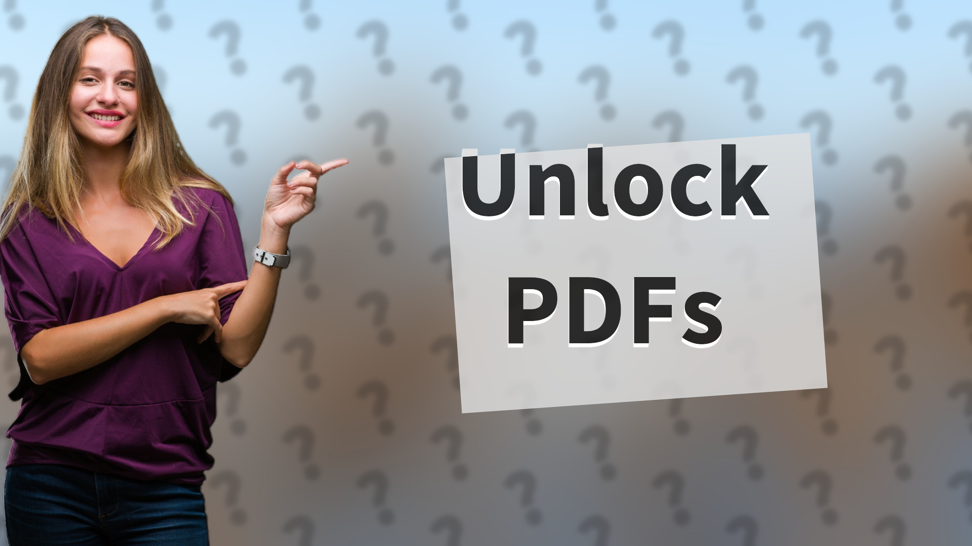 Unlock PDFs