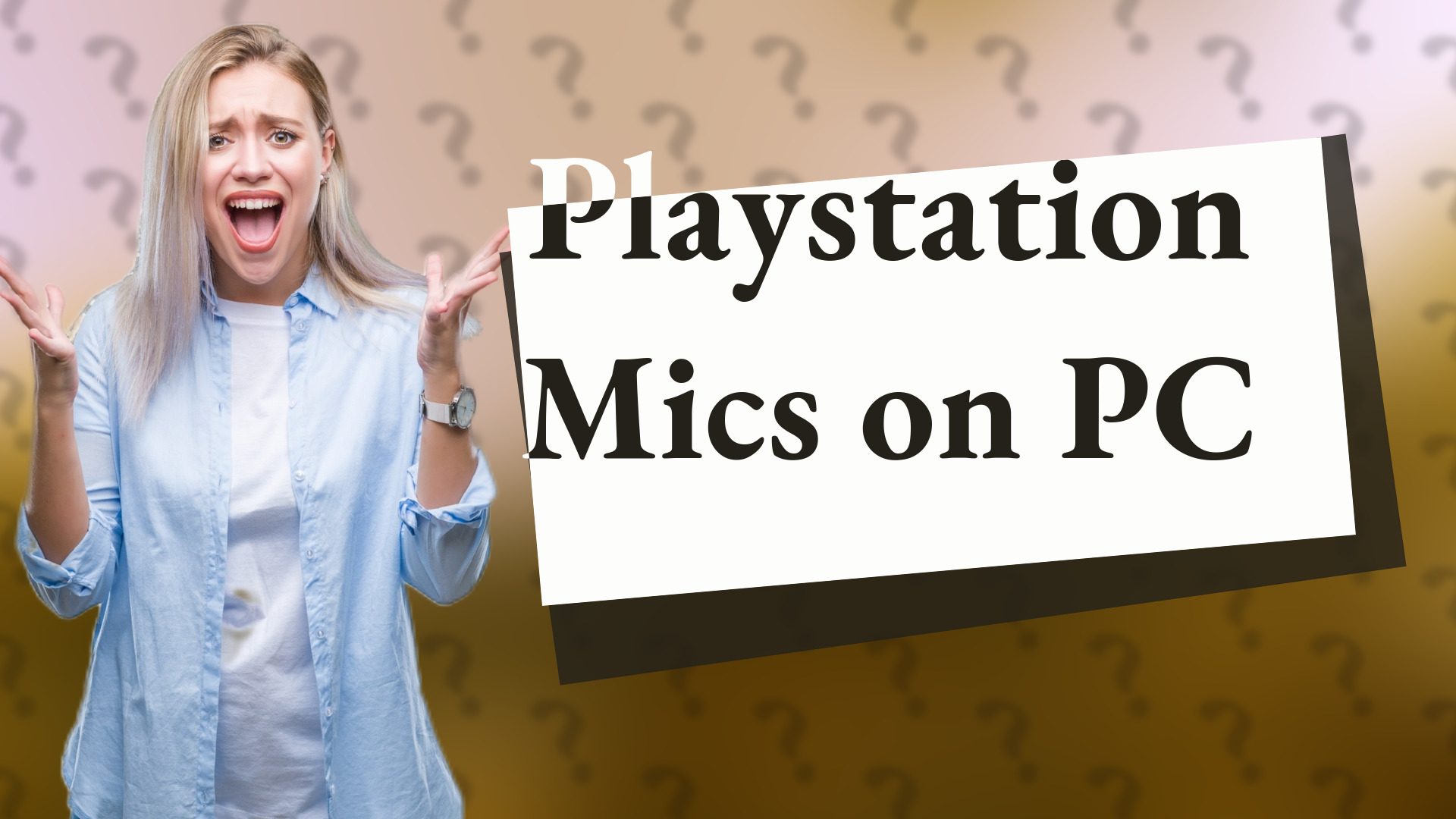 Playstation Mics on PC