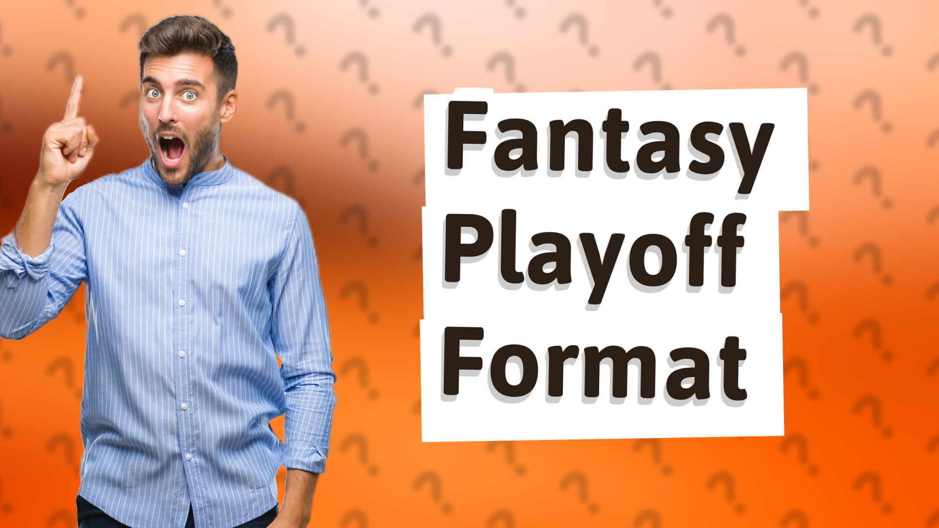 Fantasy Playoff Format