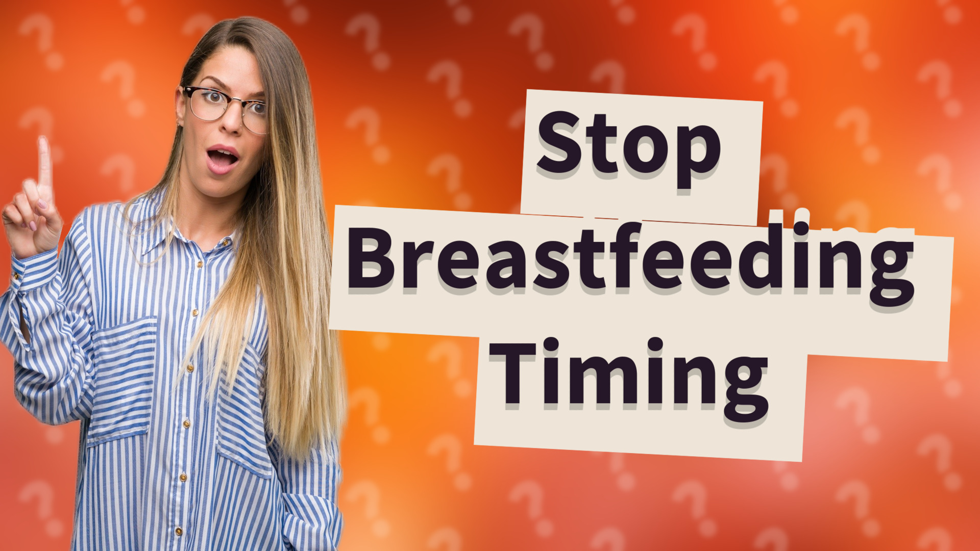Stop Breastfeeding Timing