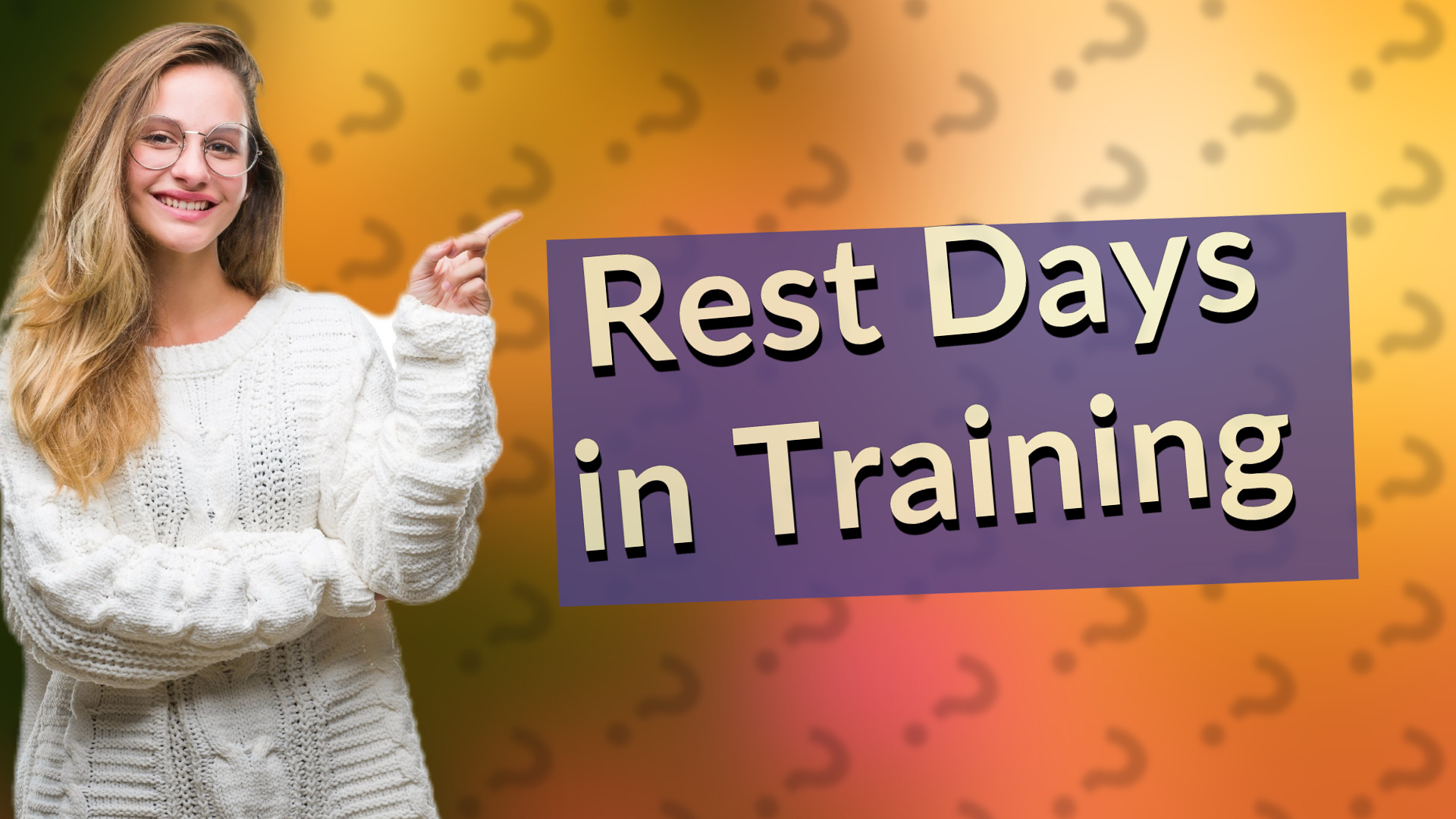 Rest Days in Training