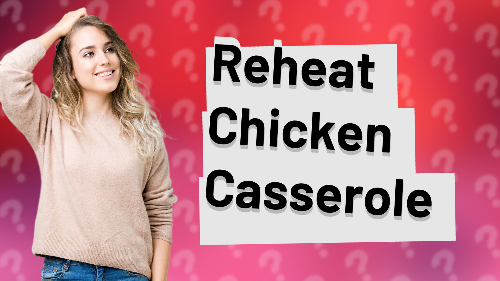 Reheat Chicken Casserole