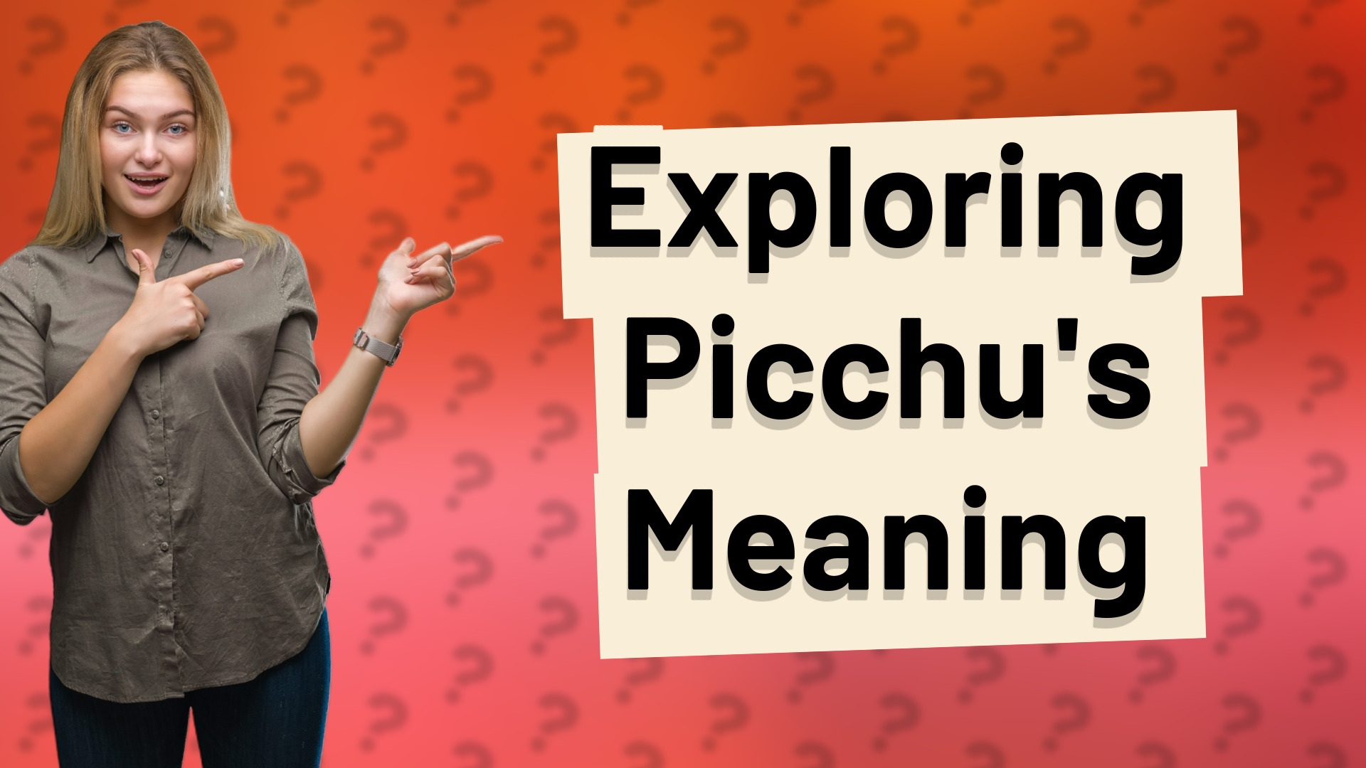 Exploring Picchu's Meaning