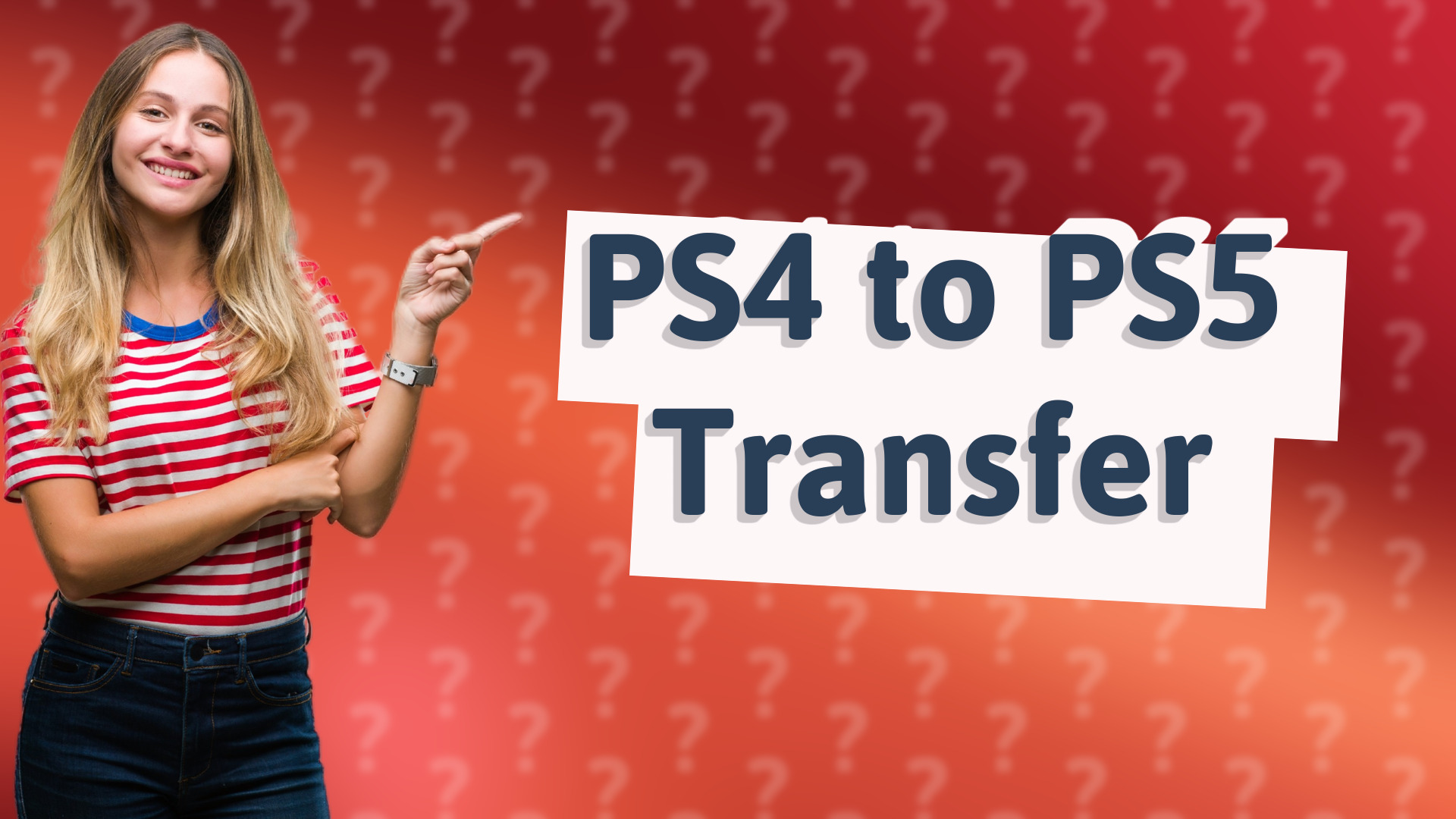 PS4 to PS5 Transfer