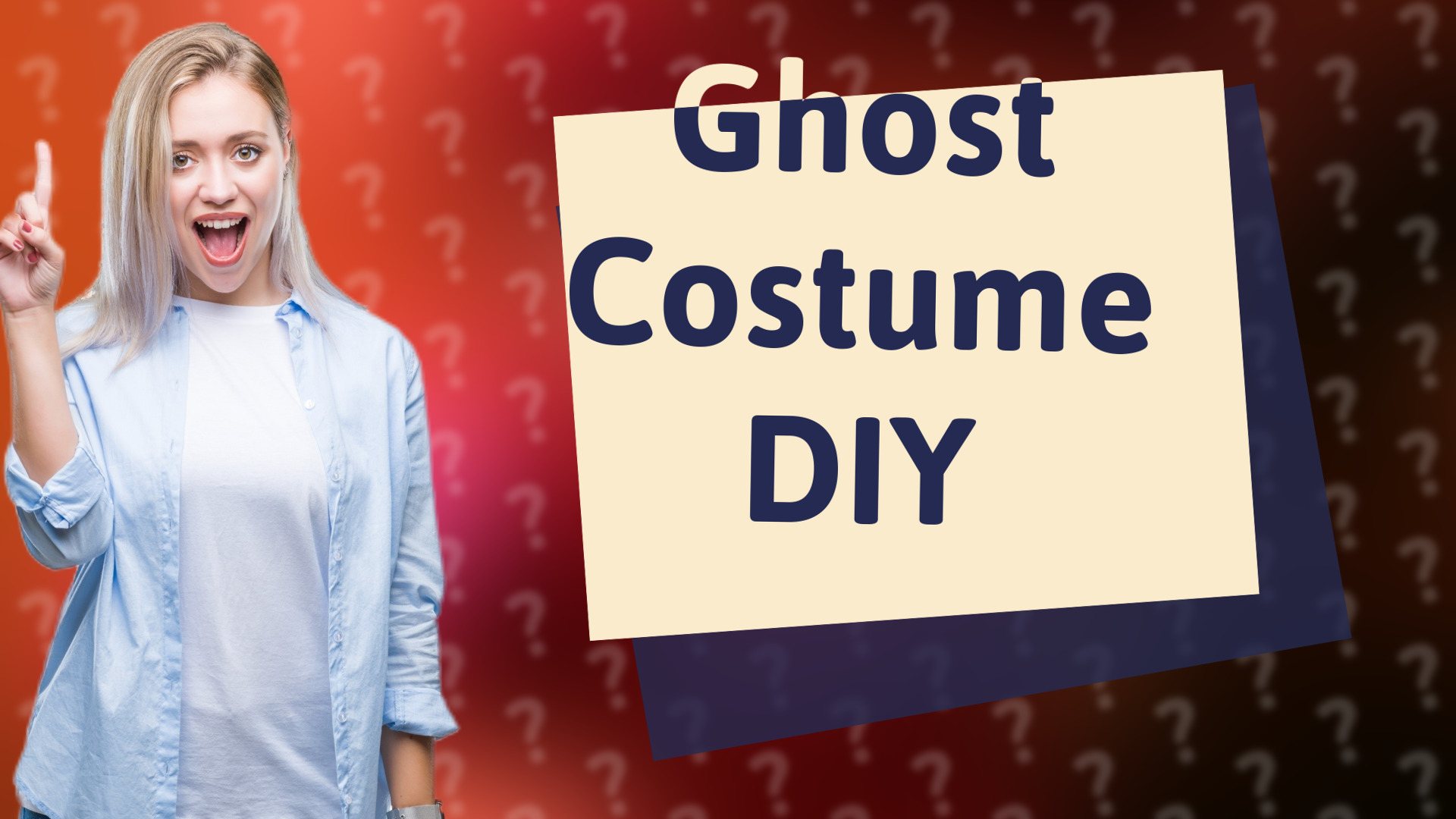 Ghost Costume DIY