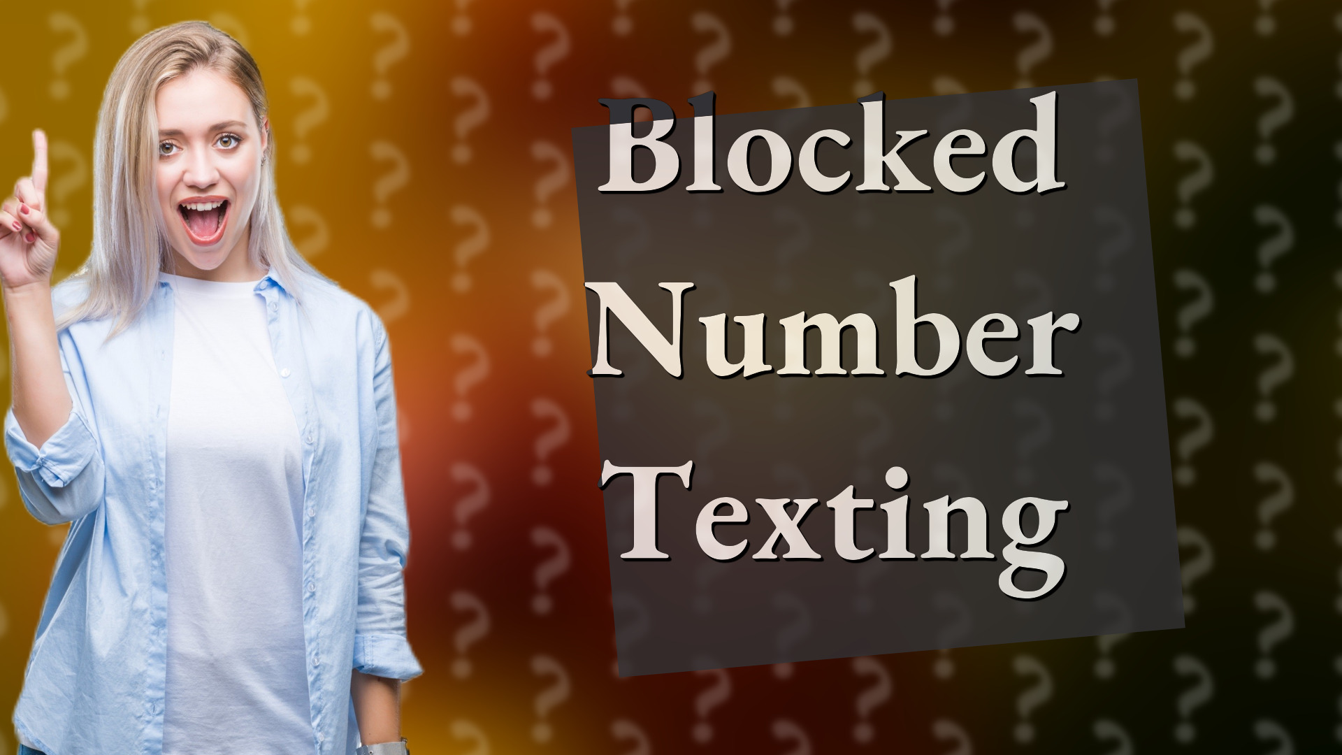 Blocked Number Texting