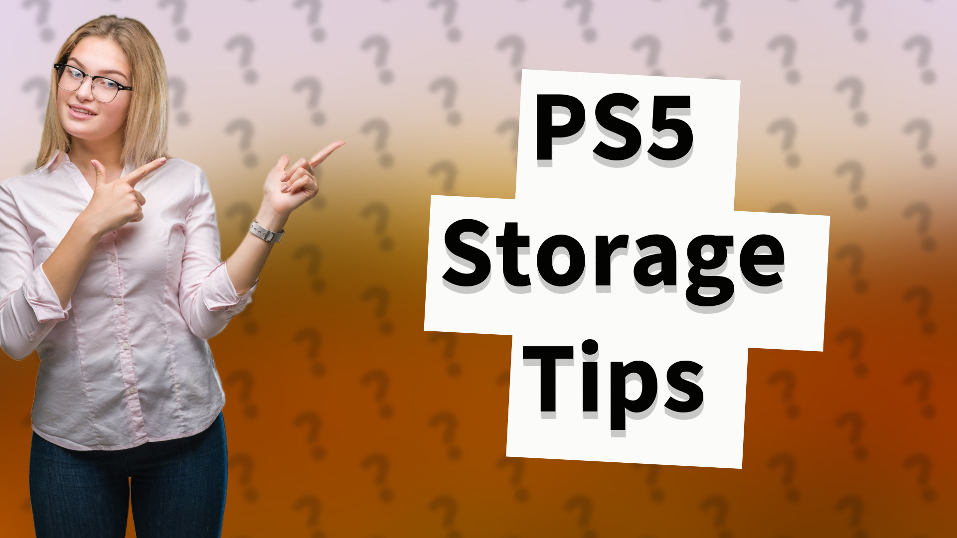 PS5 Storage Tips