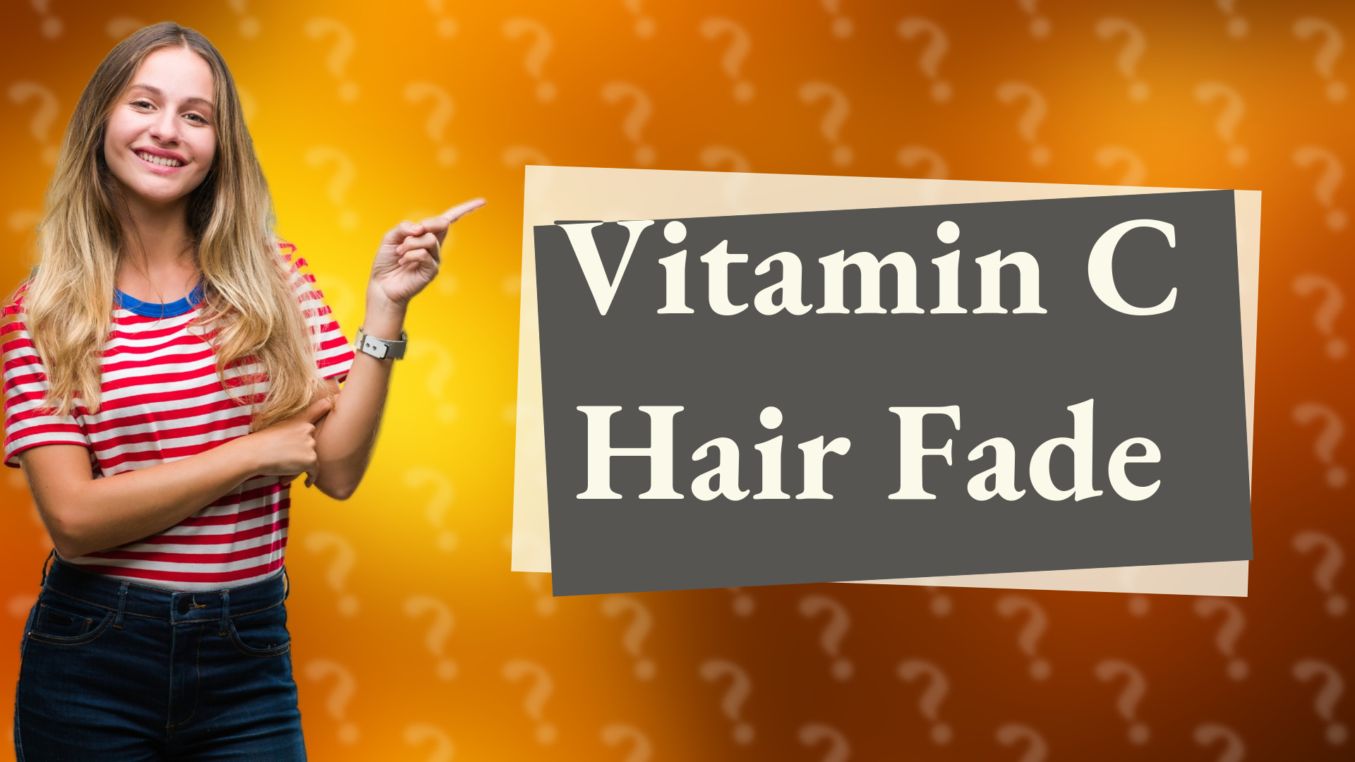 Vitamin C Hair Fade