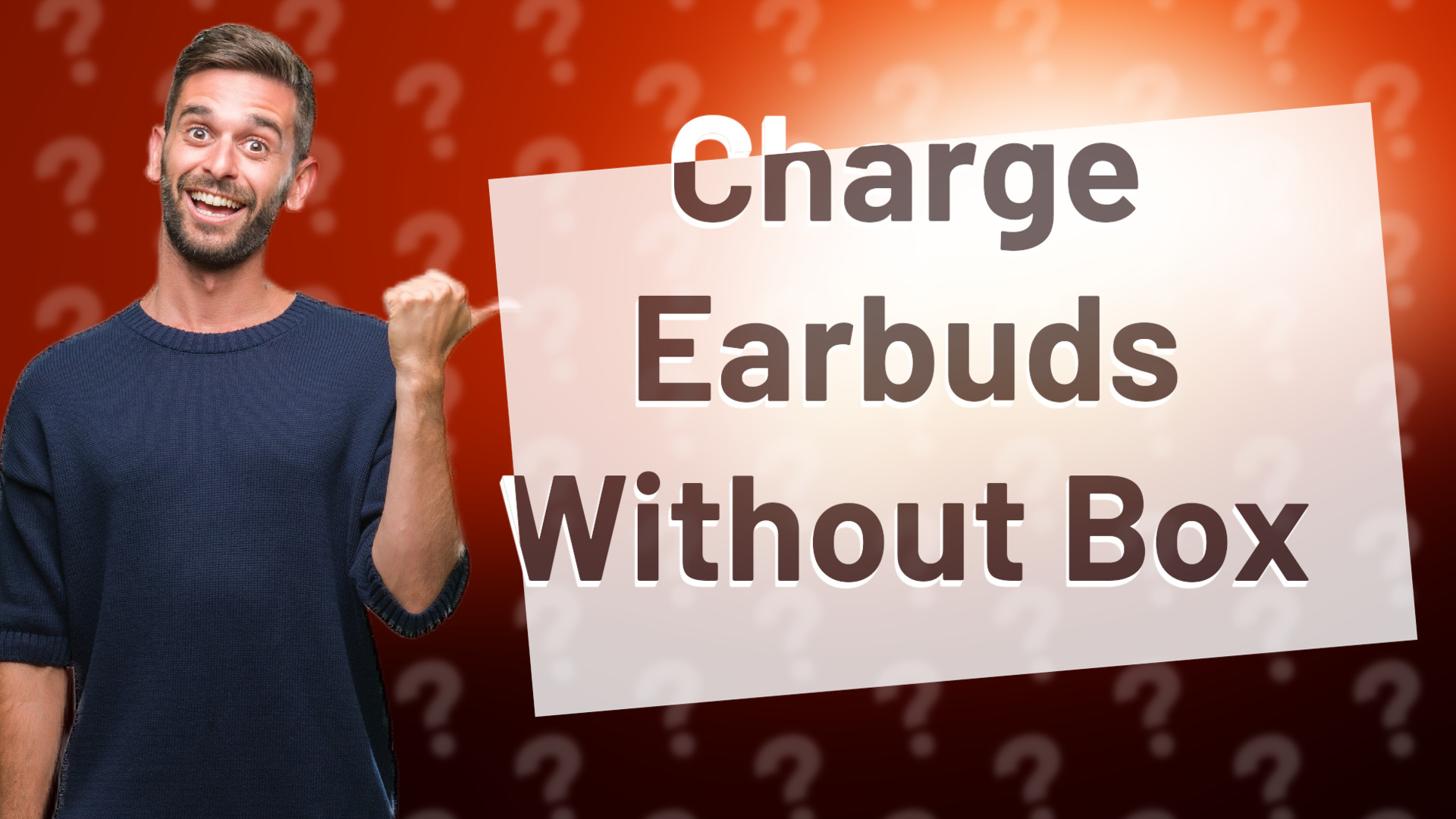 Charge Earbuds Without Box
