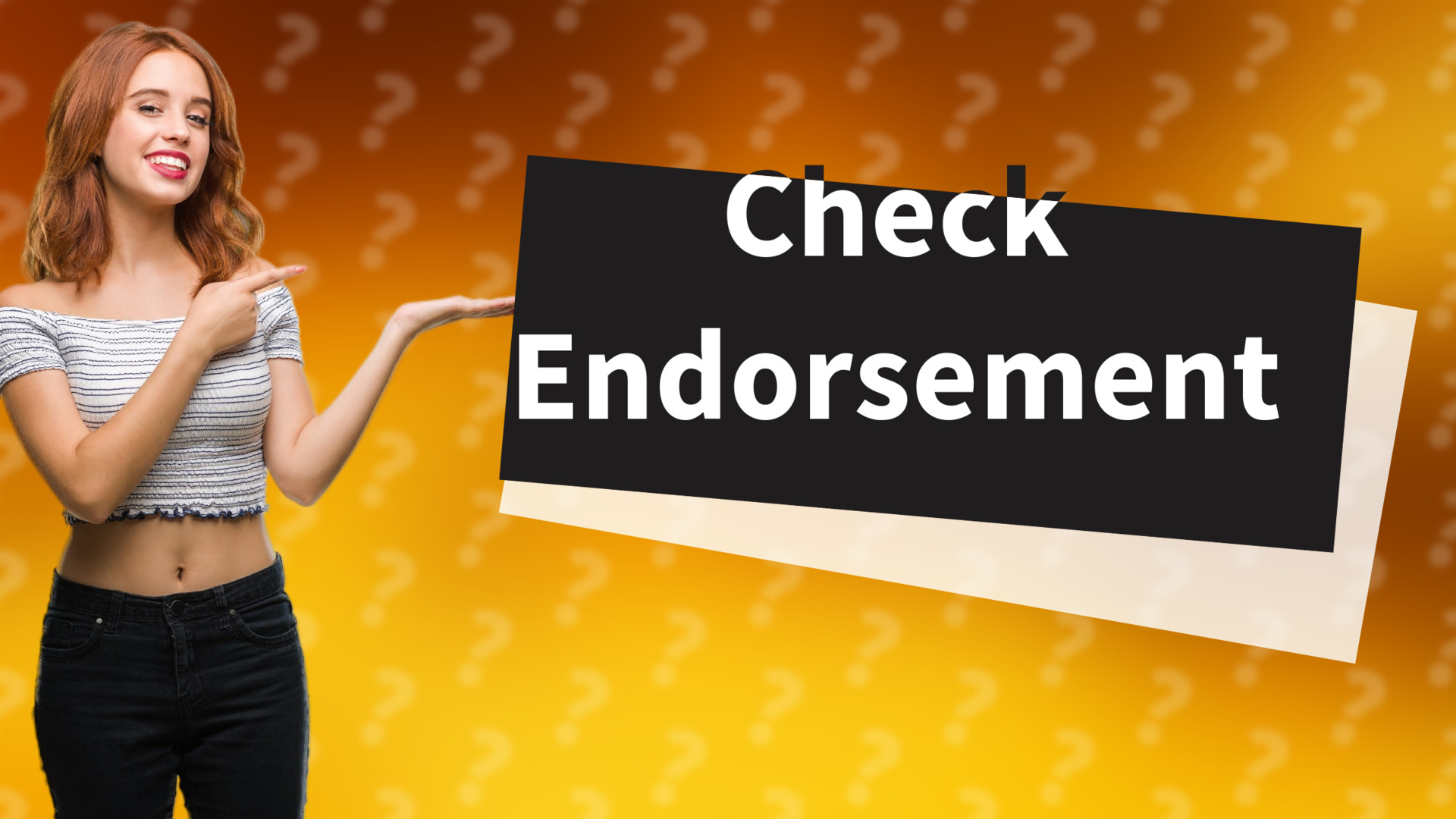 Check Endorsement