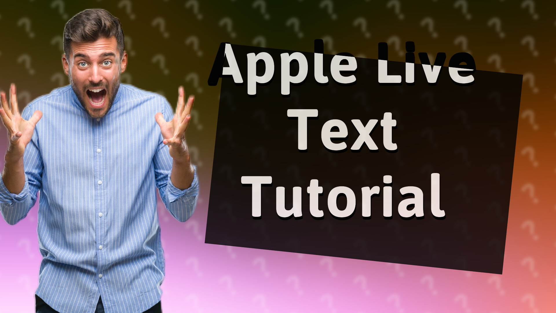 Apple Live Text Tutorial