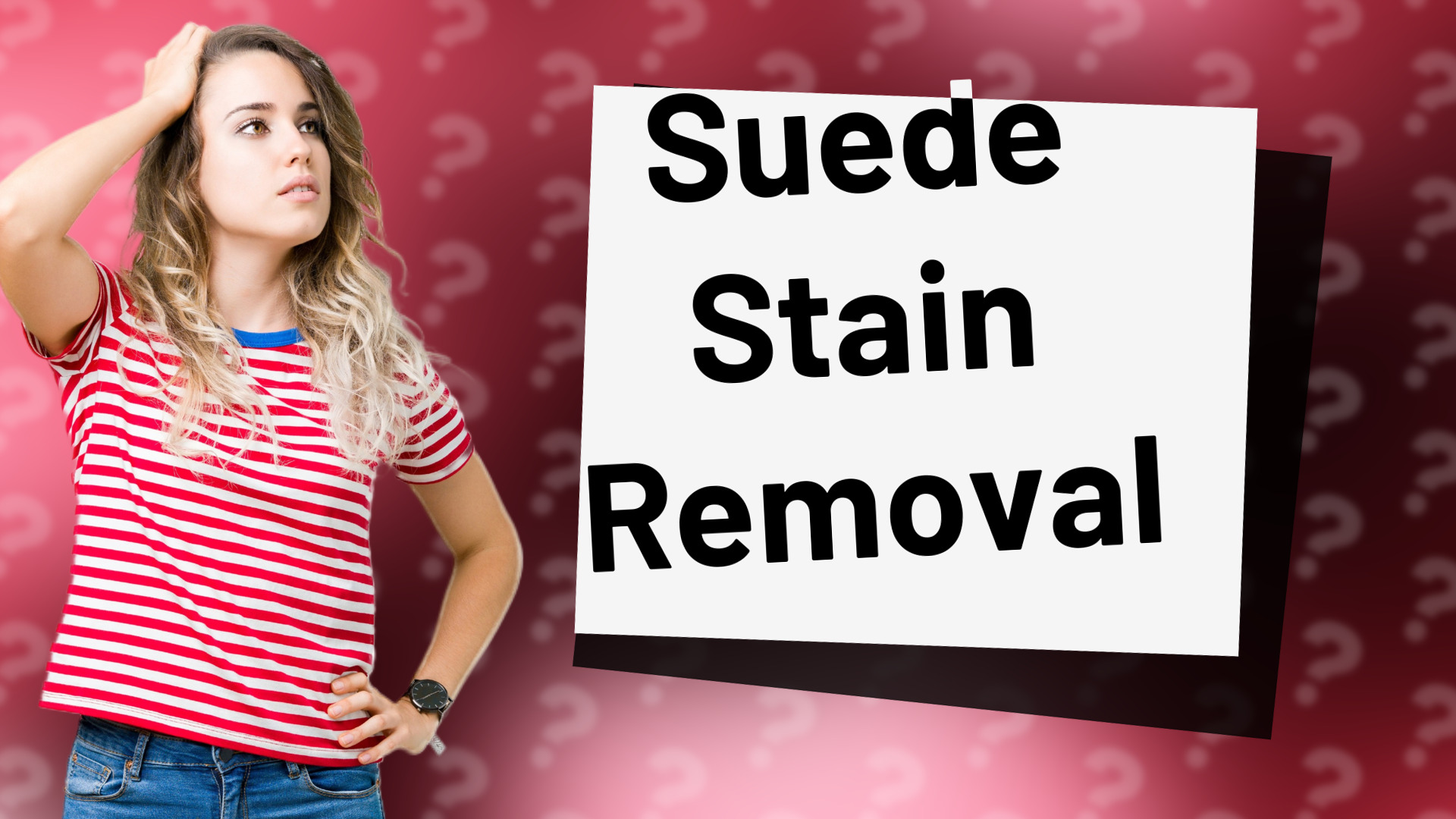 Suede Stain Removal