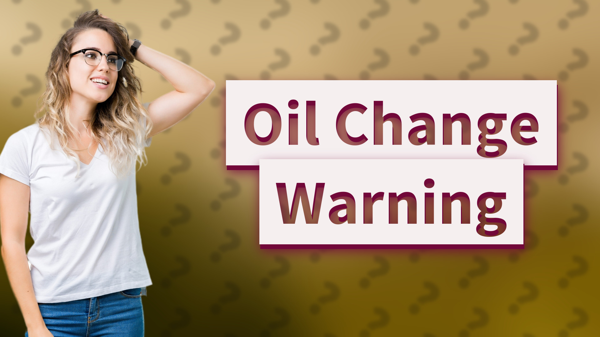 Oil Change Warning