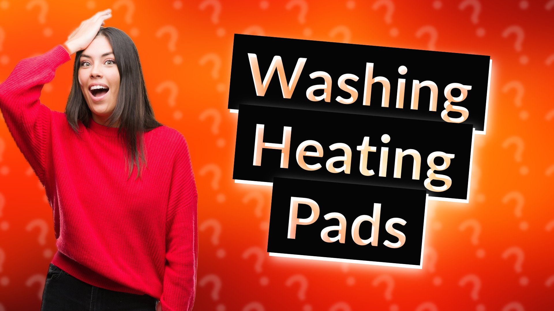 Washing Heating Pads
