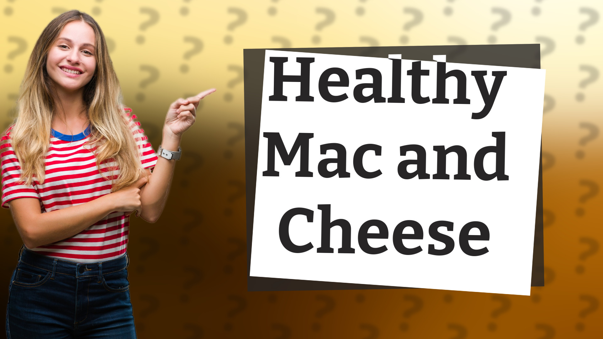 Healthy Mac and Cheese