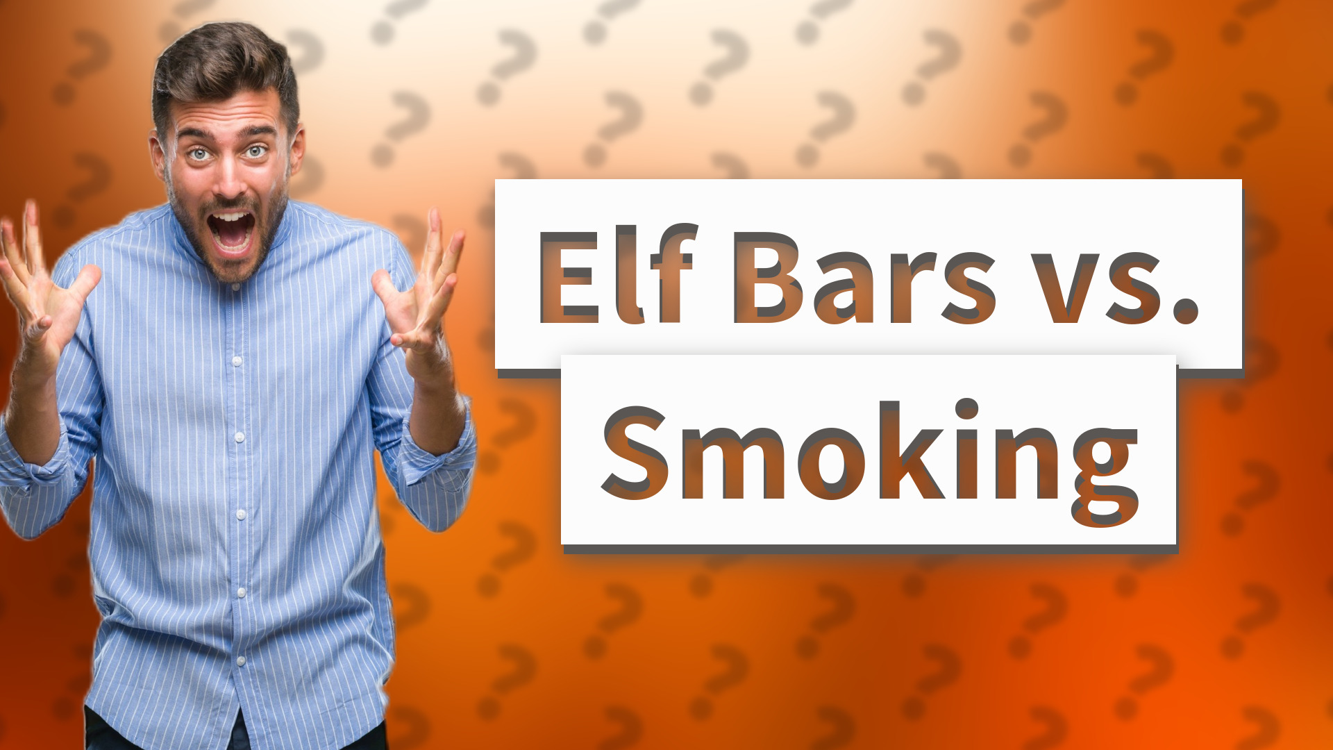 Elf Bars vs. Smoking
