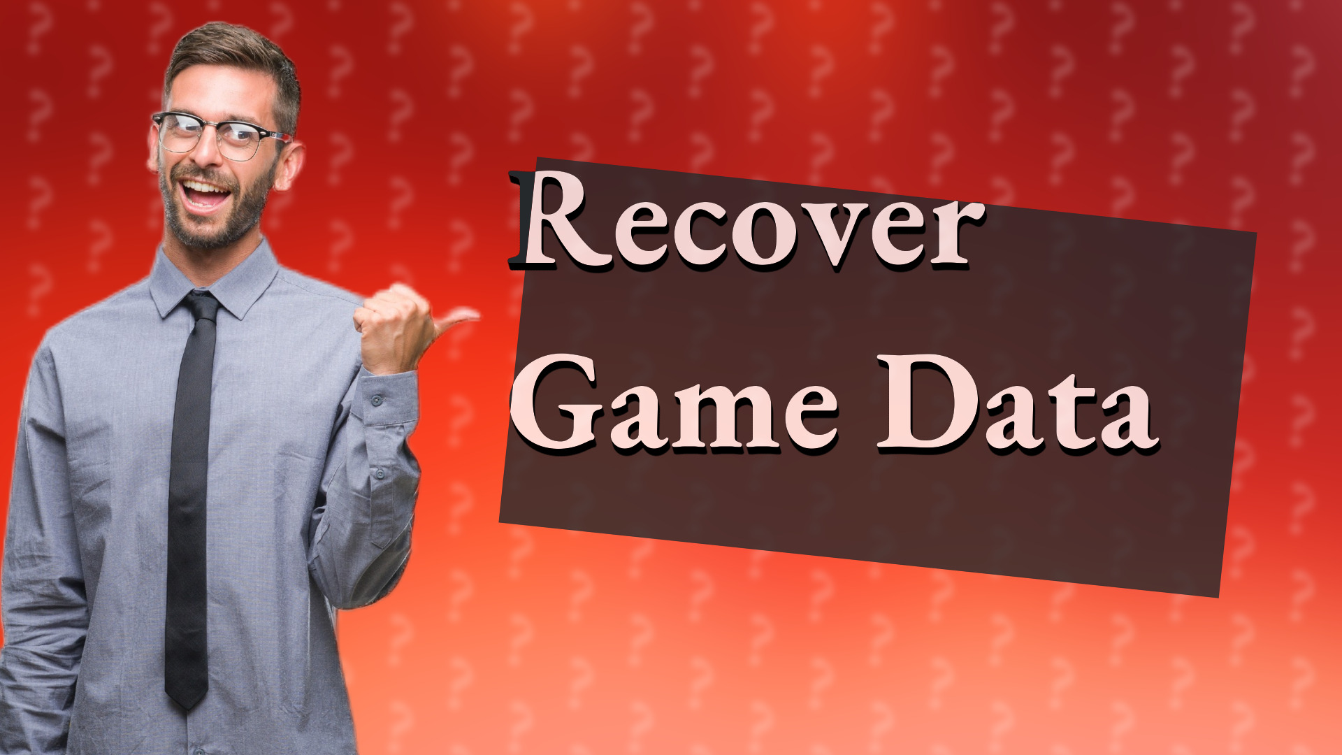 Recover Game Data