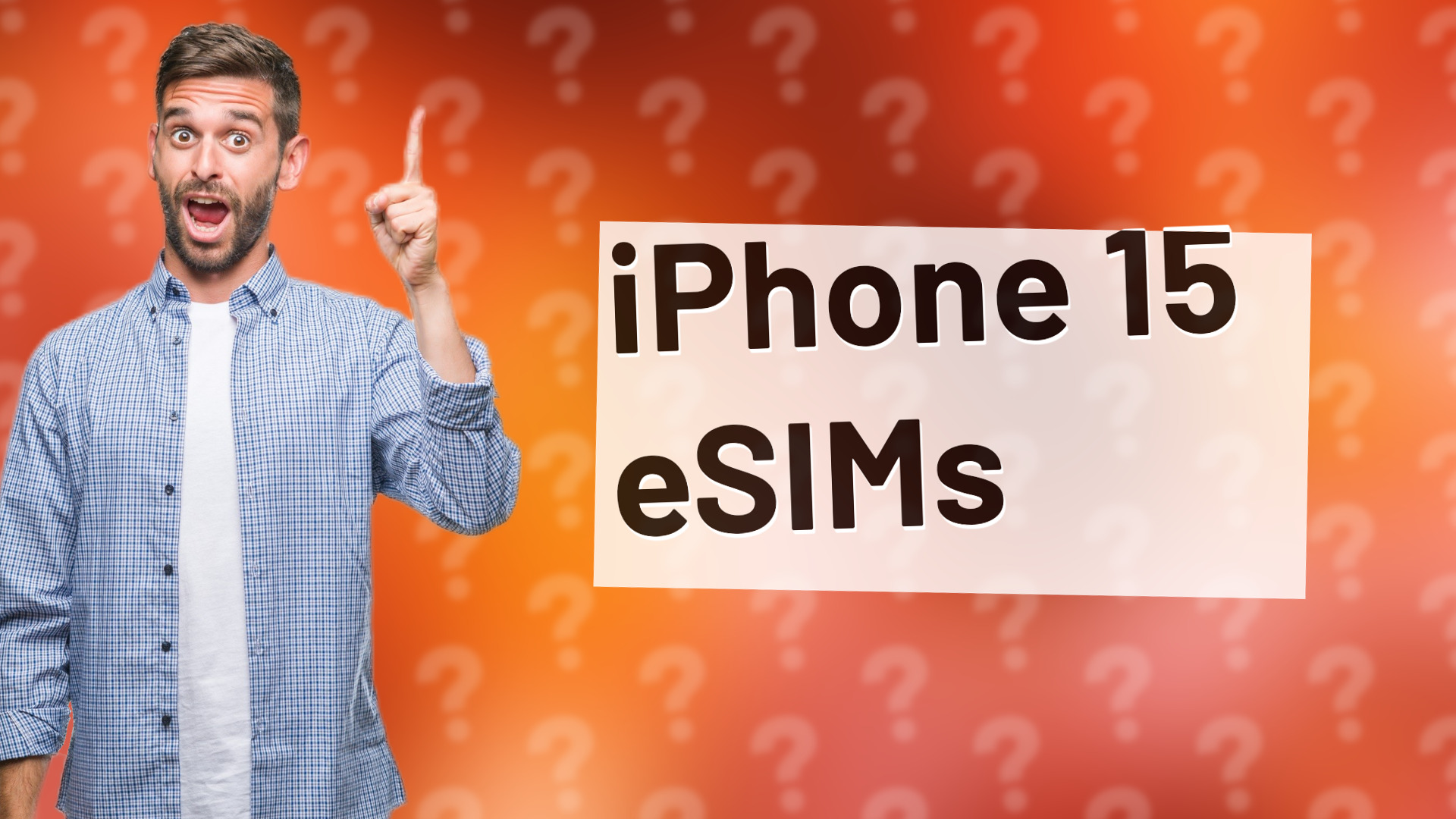 iPhone 15 eSIMs
