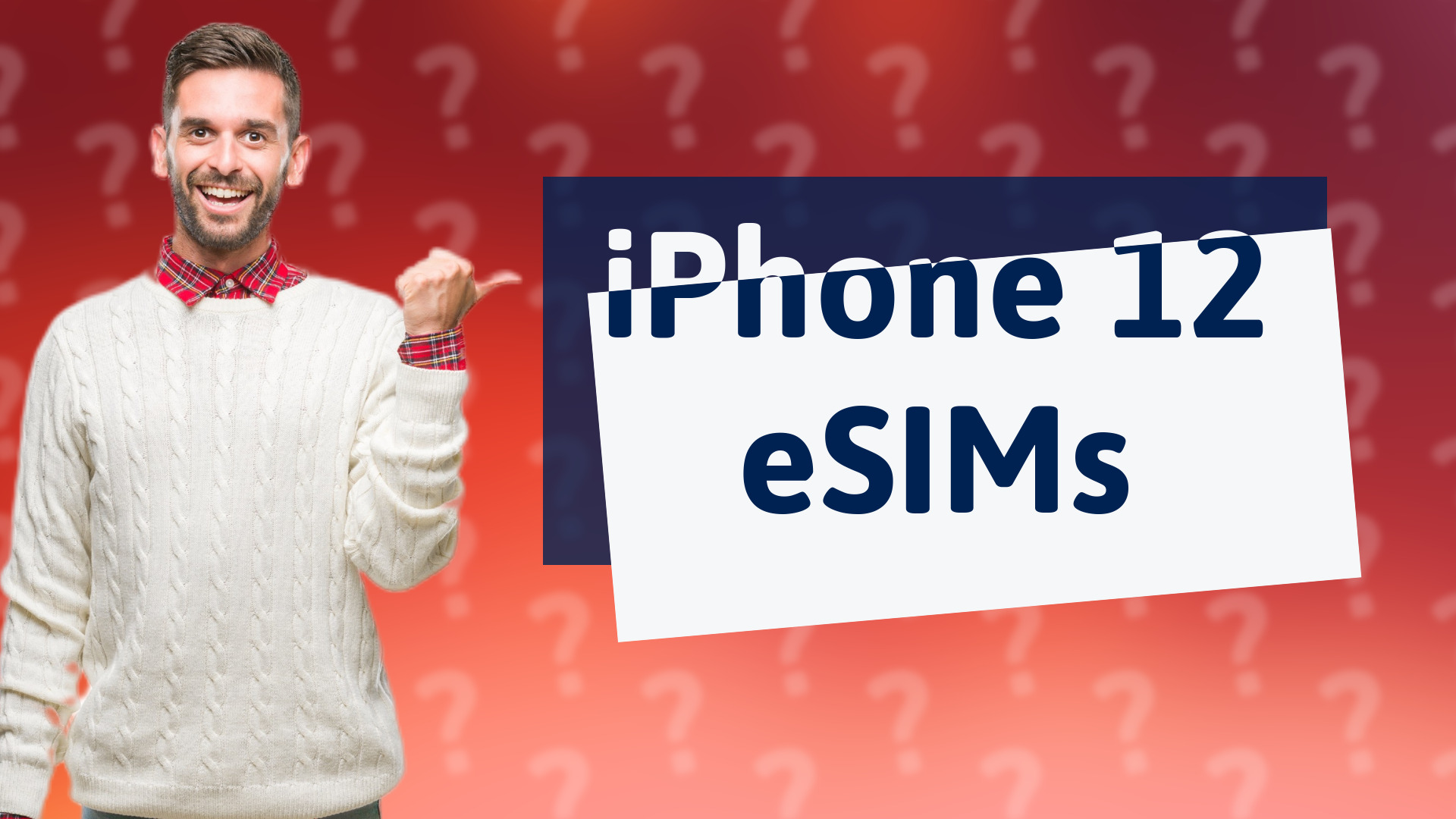 iPhone 12 eSIMs