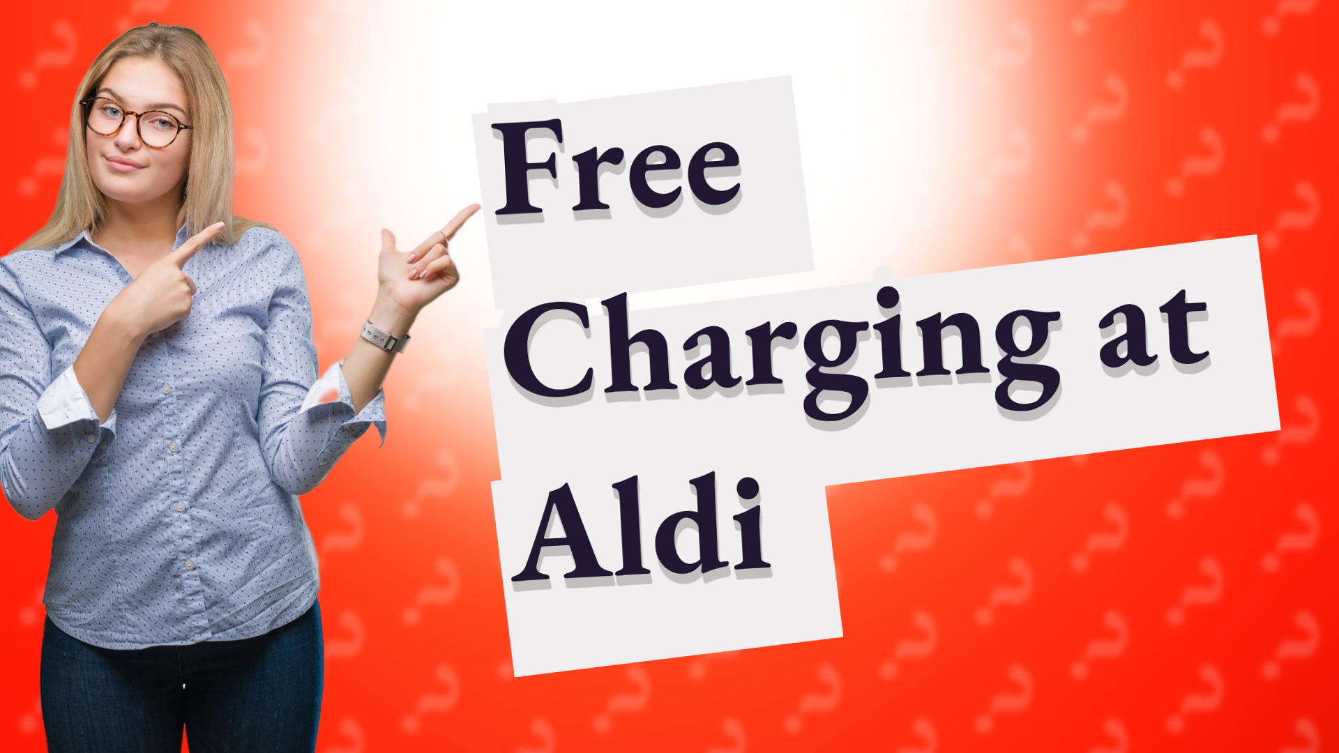Free Charging at Aldi