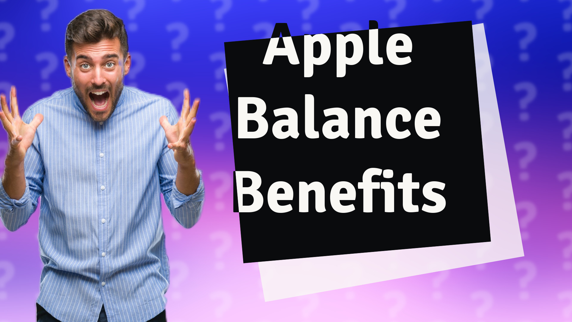 Apple Balance Benefits
