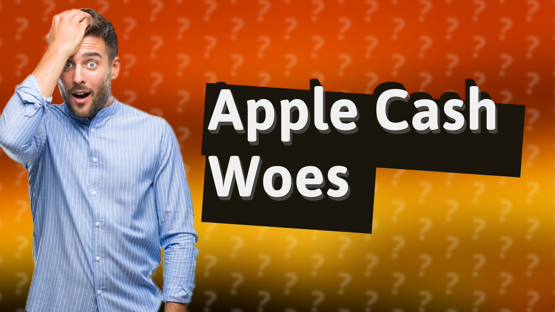 Apple Cash Woes