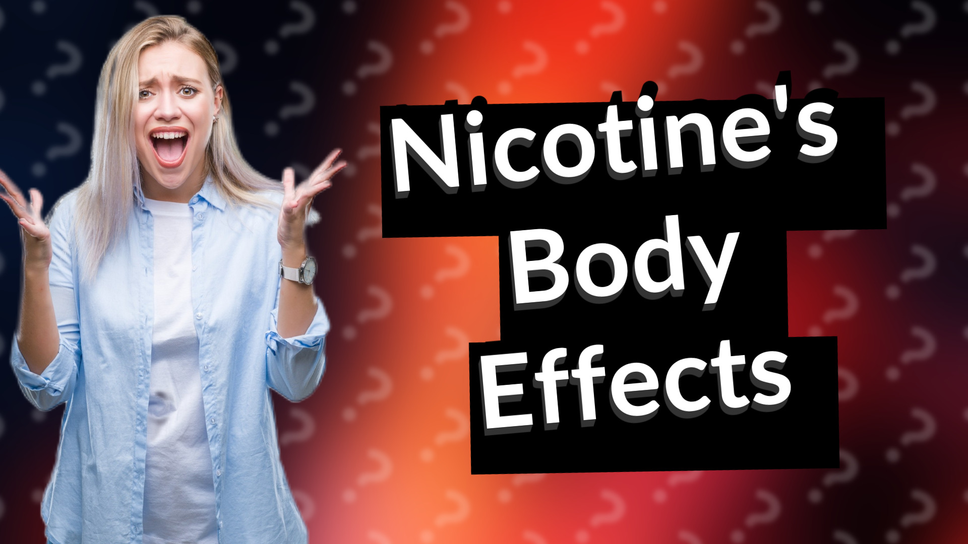 Nicotine's Body Effects