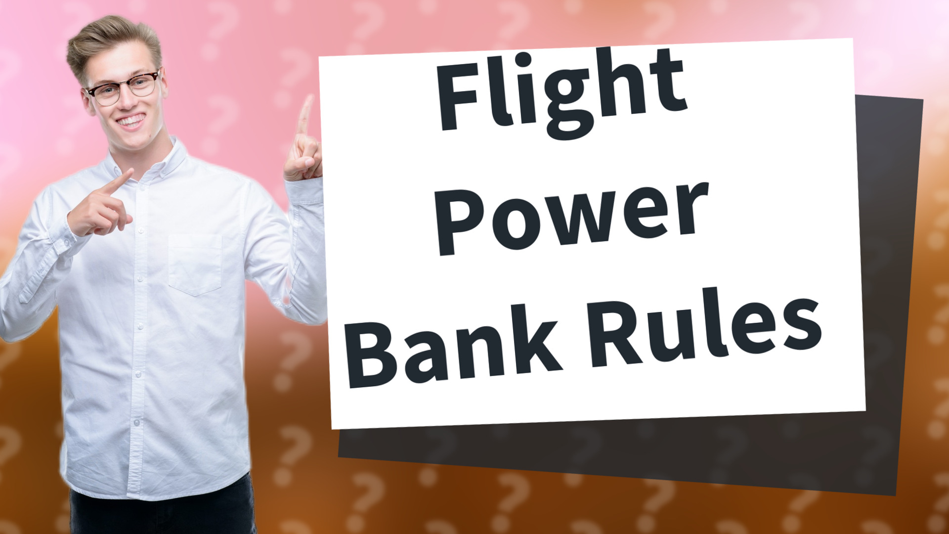 Flight Power Bank Rules