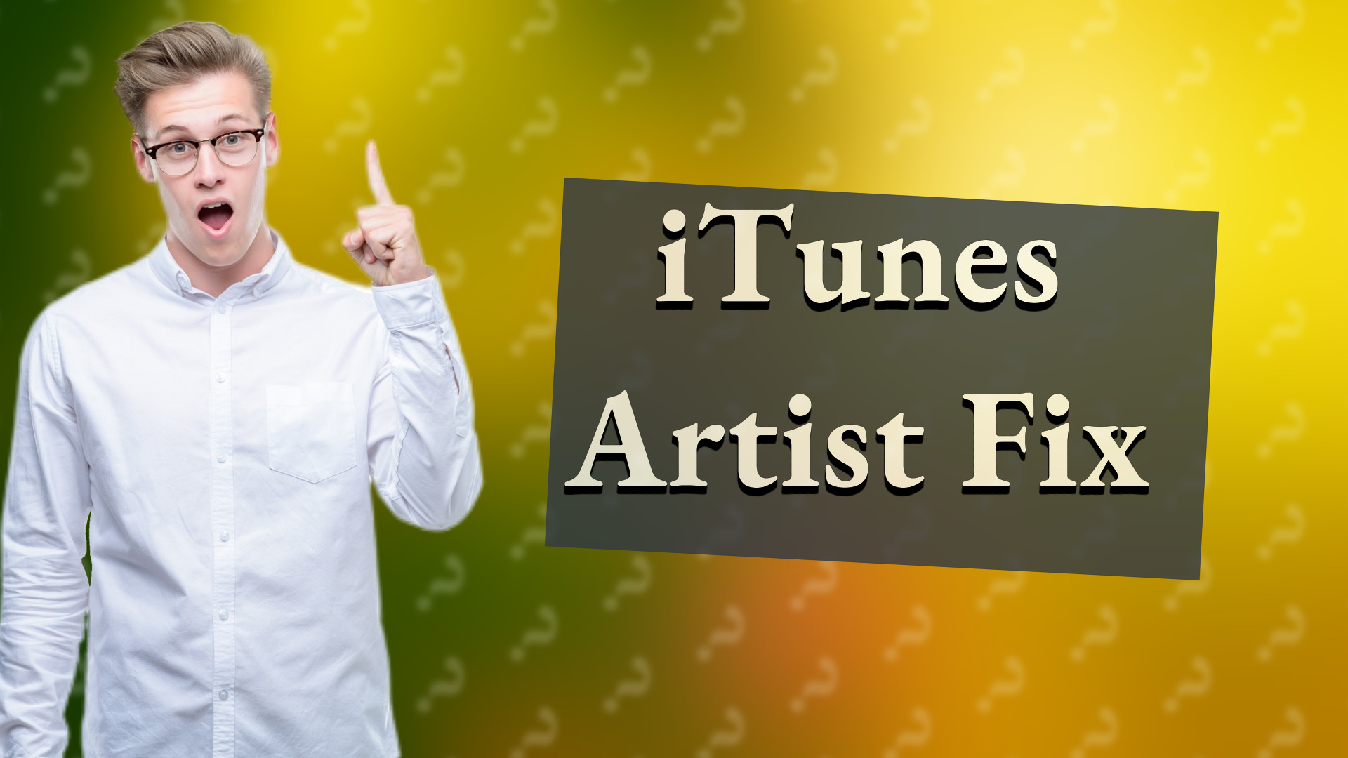iTunes Artist Fix
