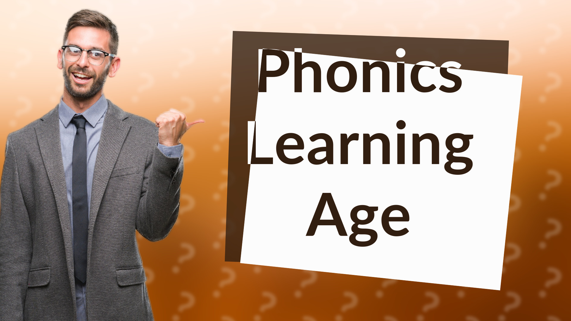 Phonics Learning Age