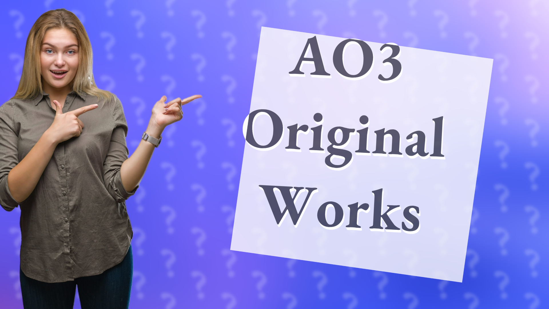 AO3 Original Works