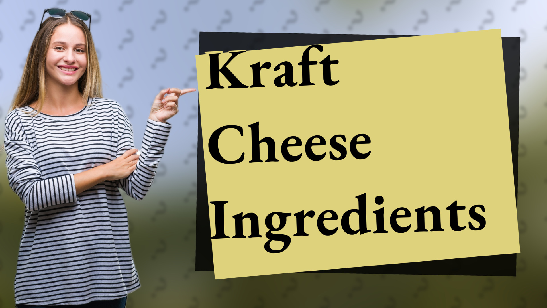 Kraft Cheese Ingredients
