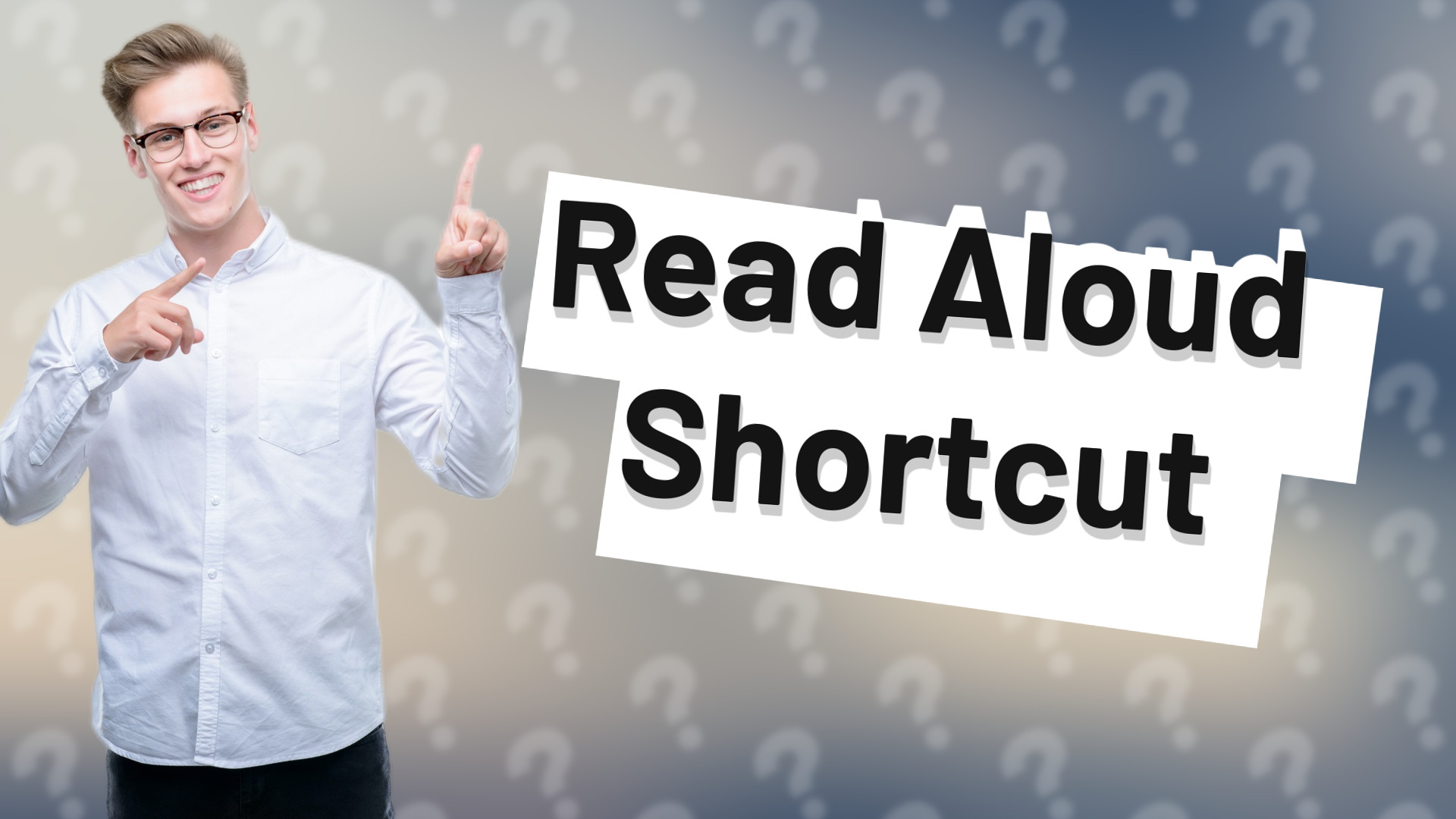 Read Aloud Shortcut