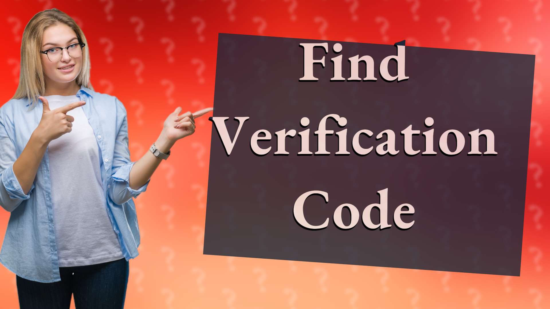 Find Verification Code