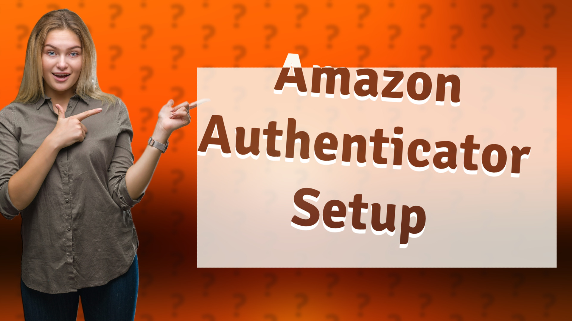 Amazon Authenticator Setup